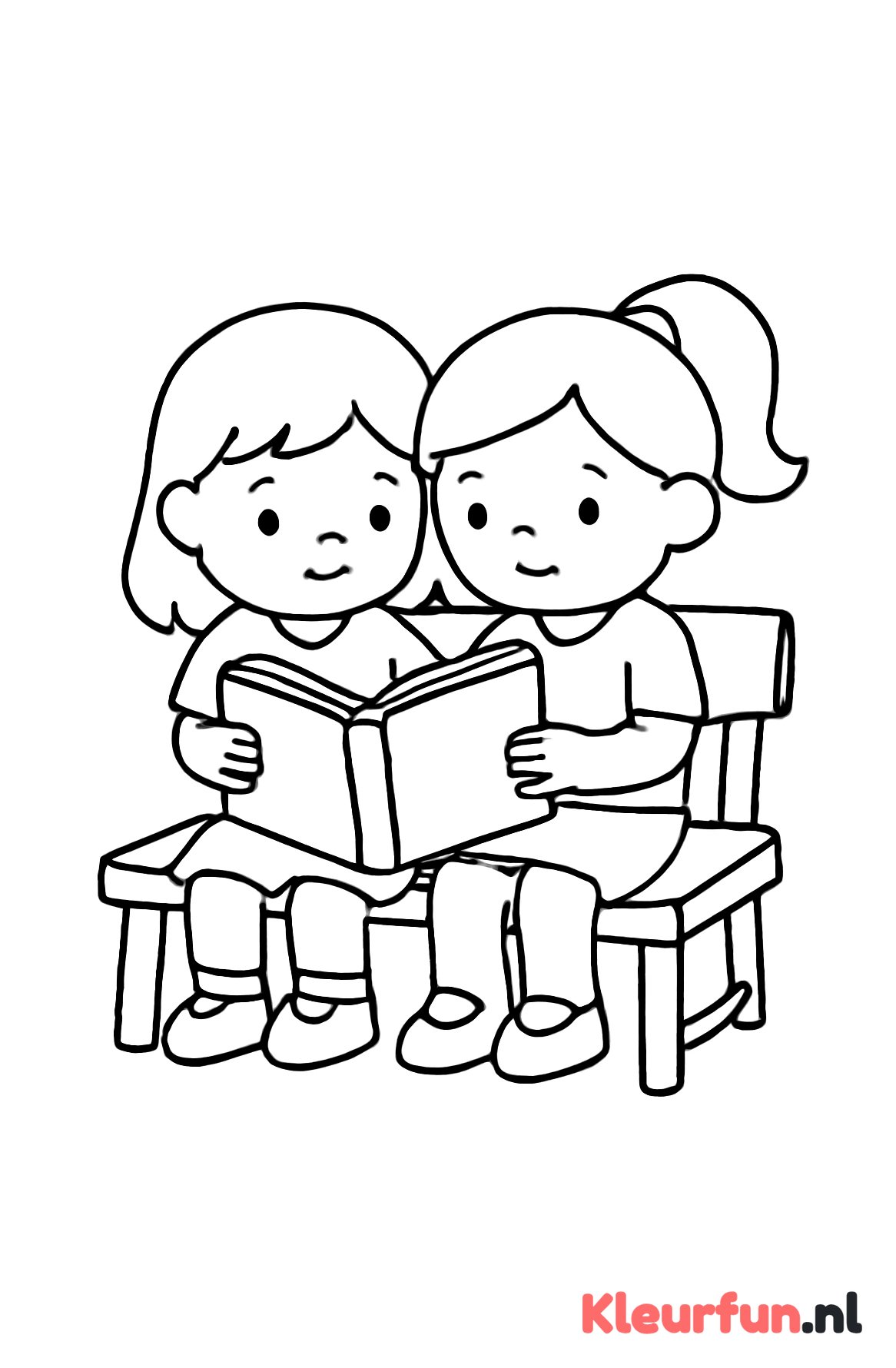Vriendinnen Lezen Samen