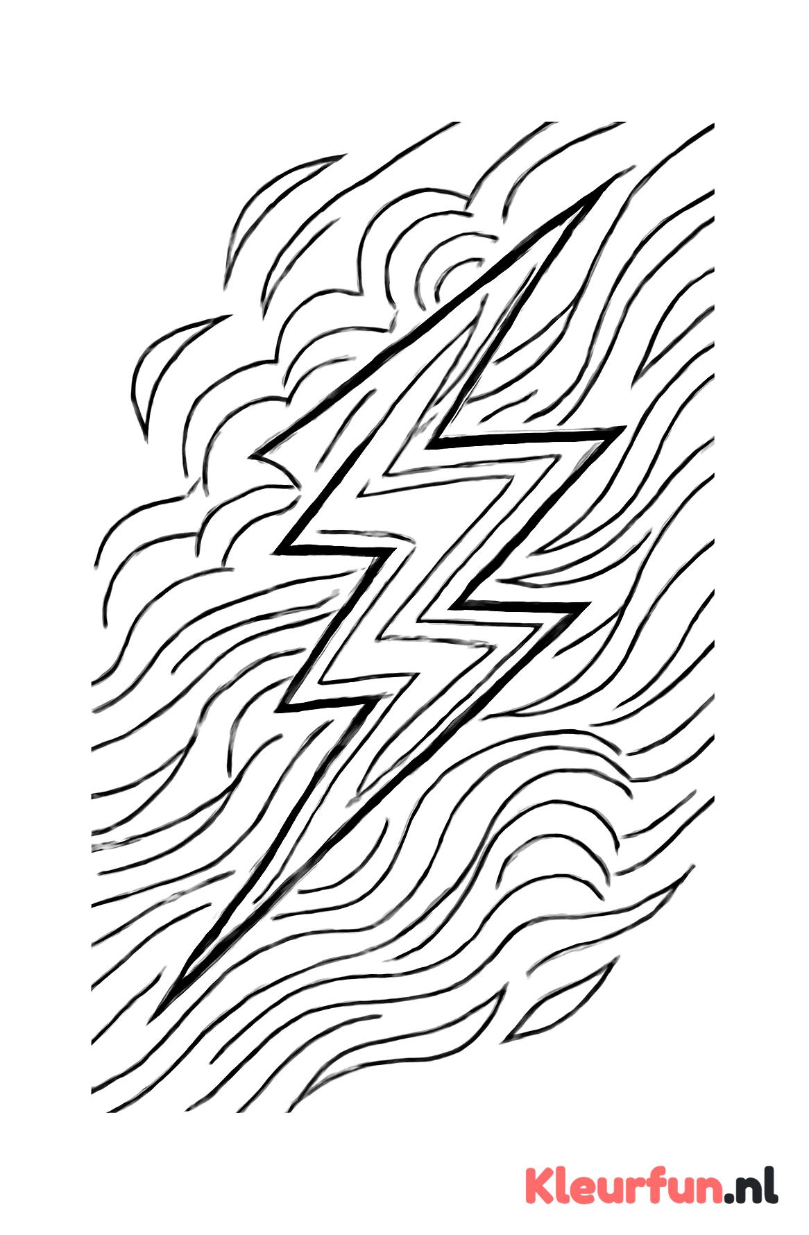 Abstracte bliksemflits