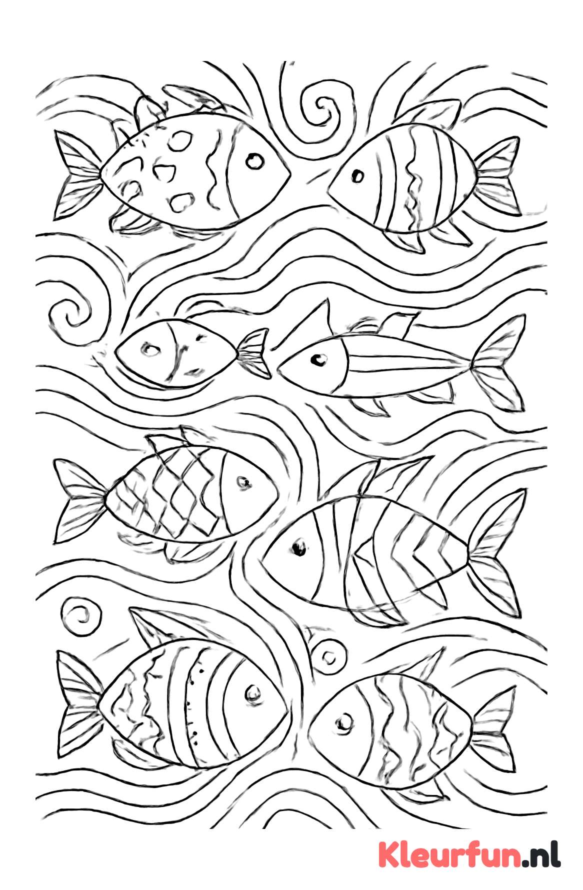 Abstracte vispatronen