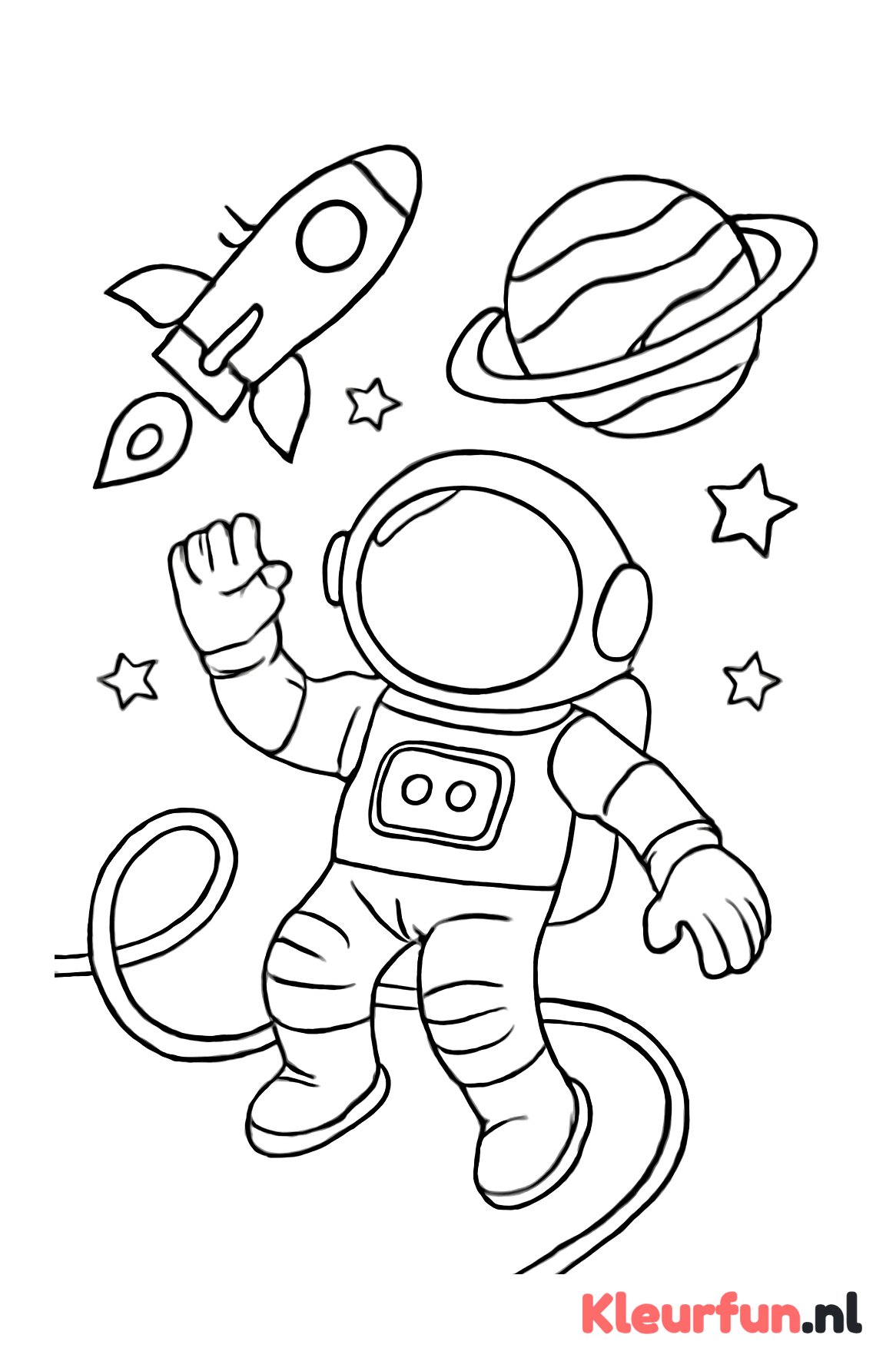 Astronaut ruimtewandeling