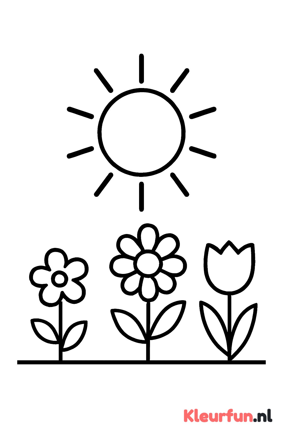 Bloemetjes en zon