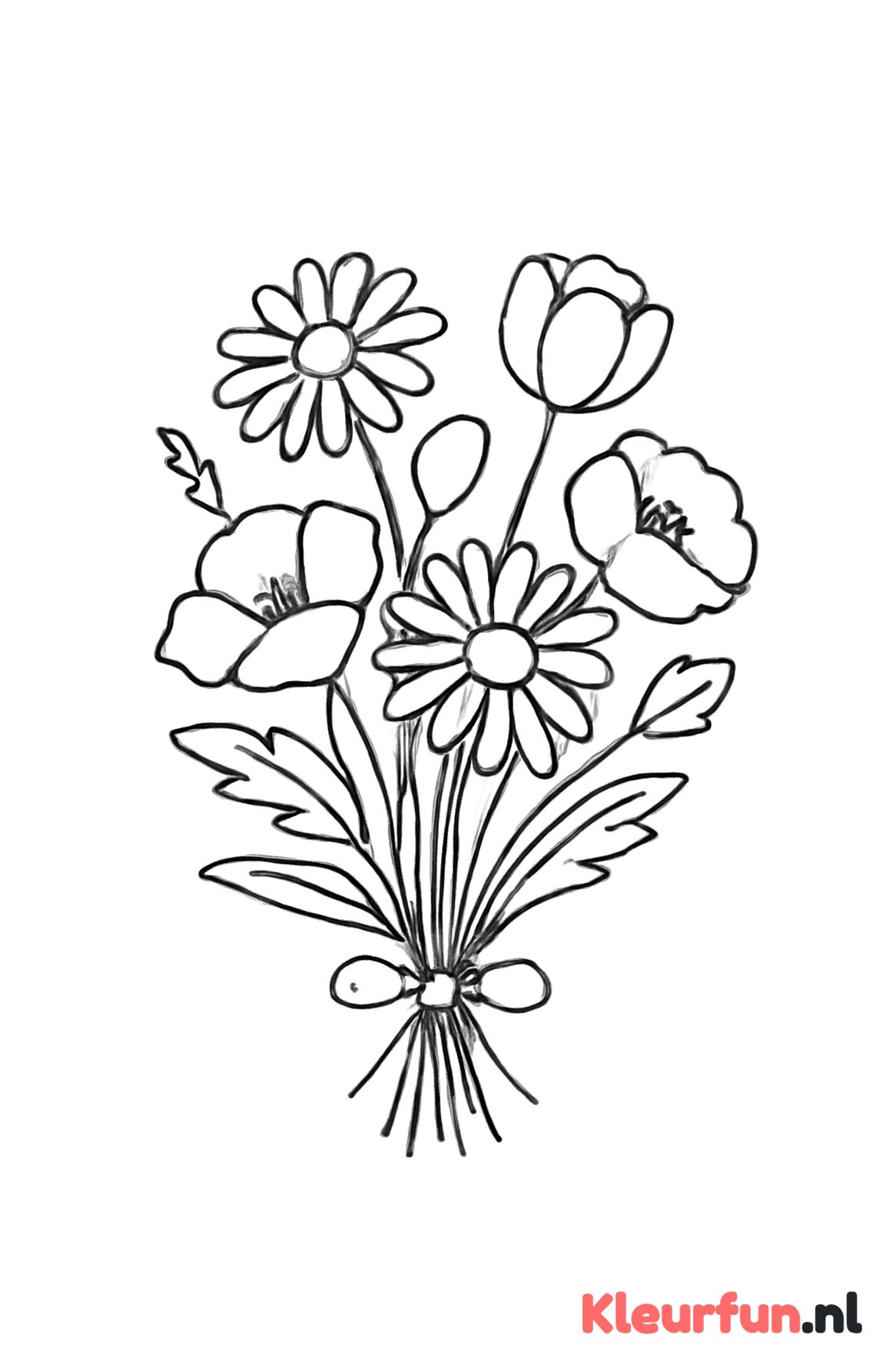 Boeket wilde bloemen