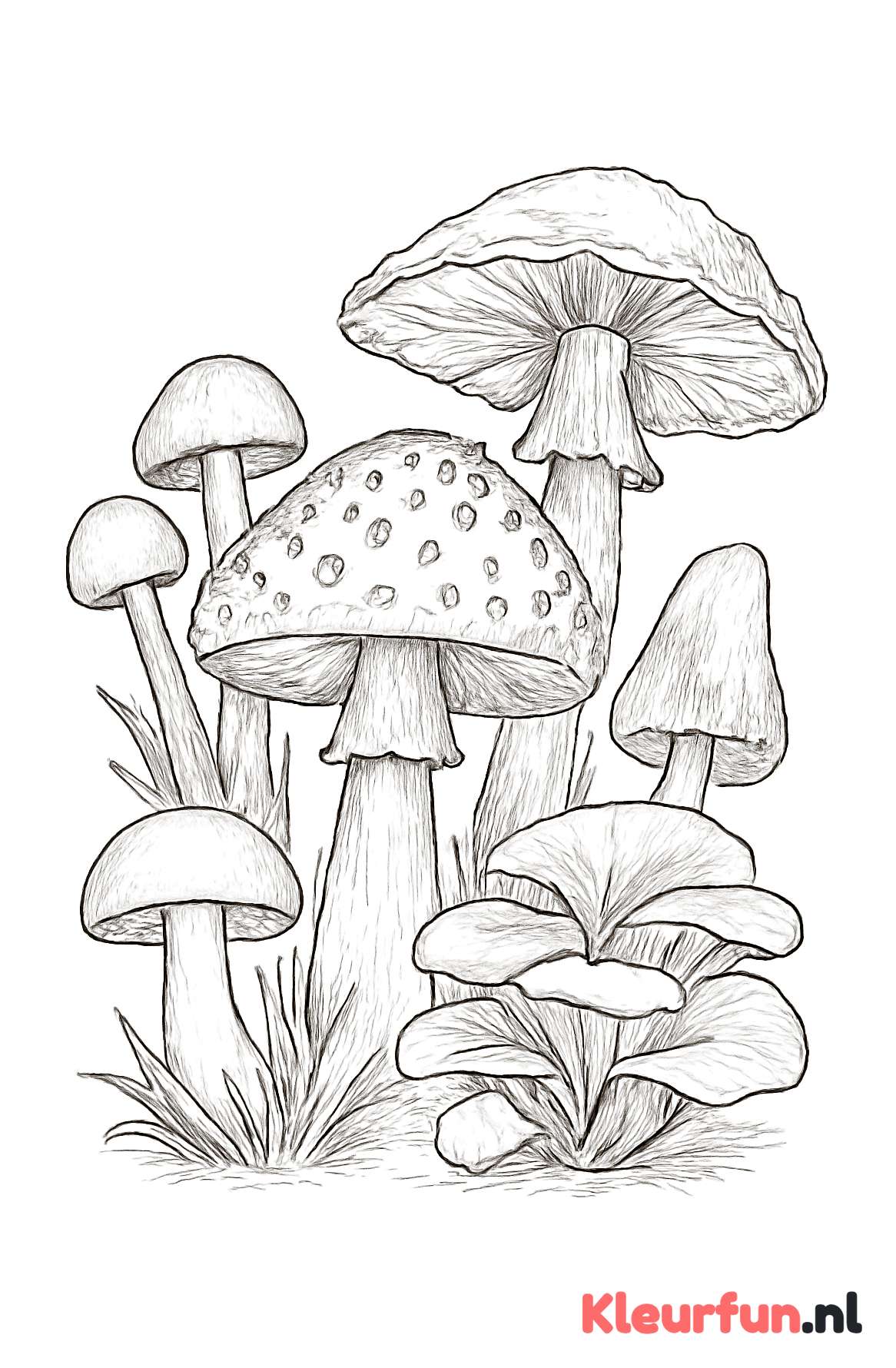 Close-up van Paddenstoelen