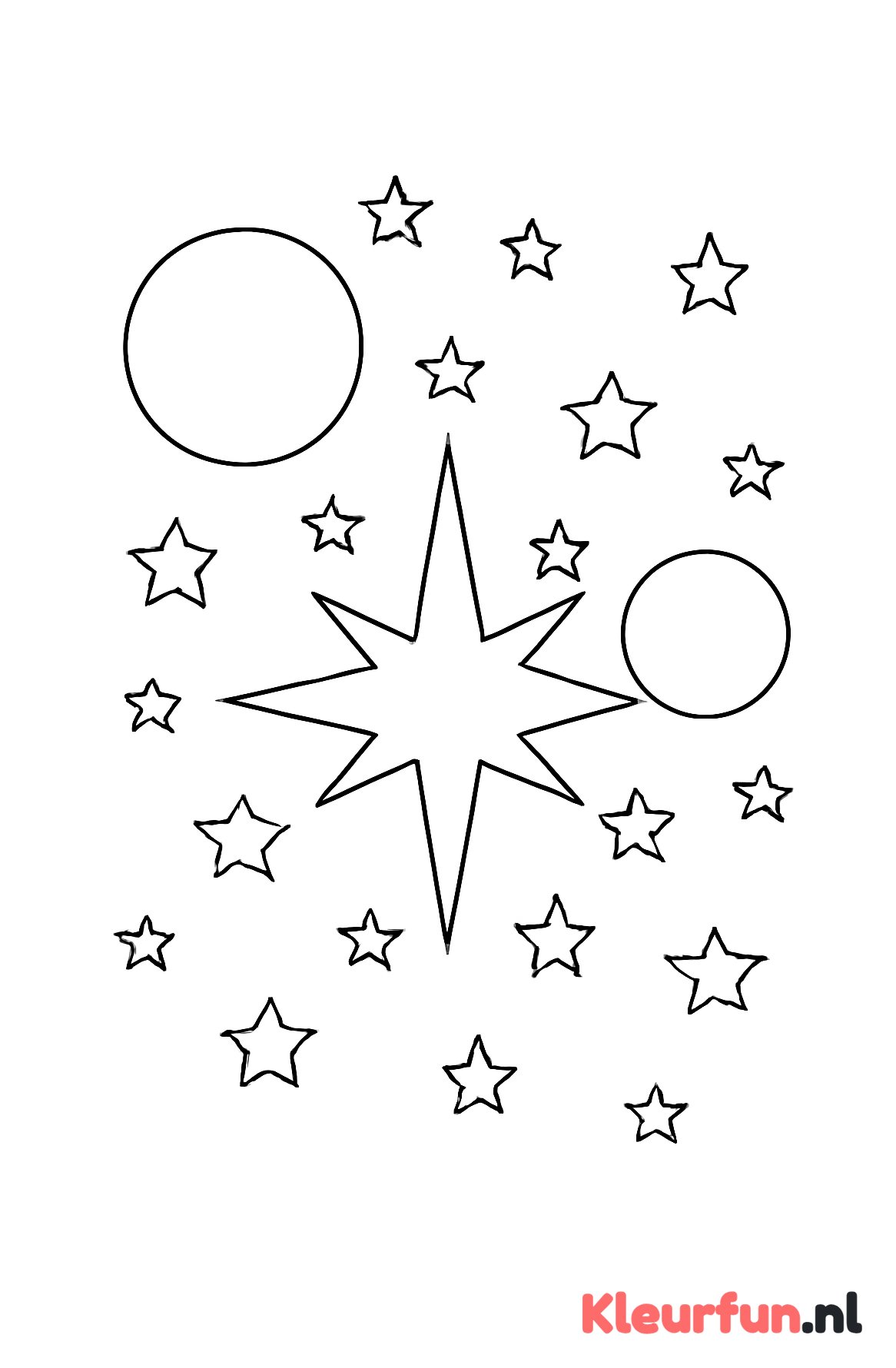 Cluster van sterren met planeten