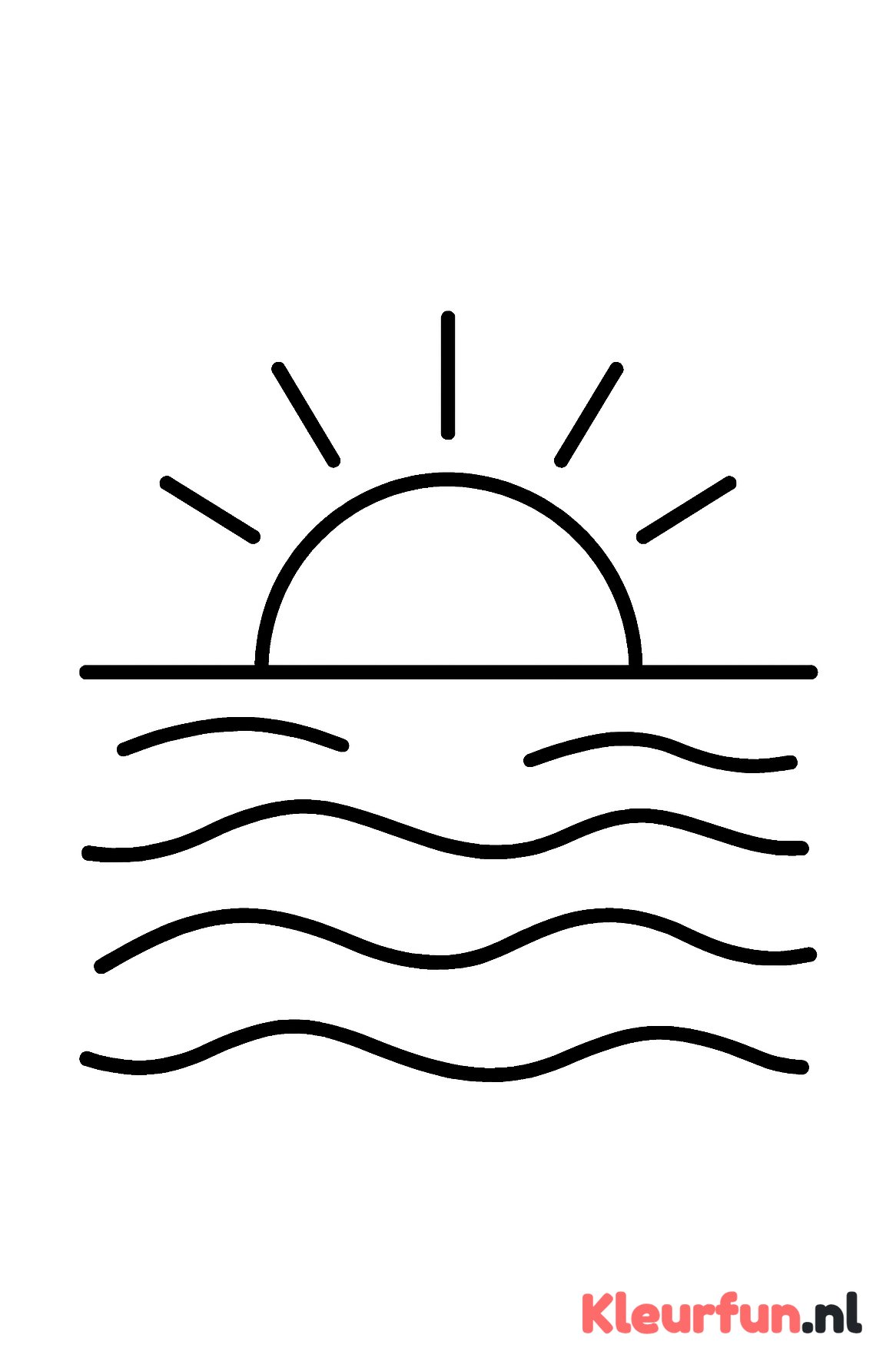 Eenvoudige Zonsondergang