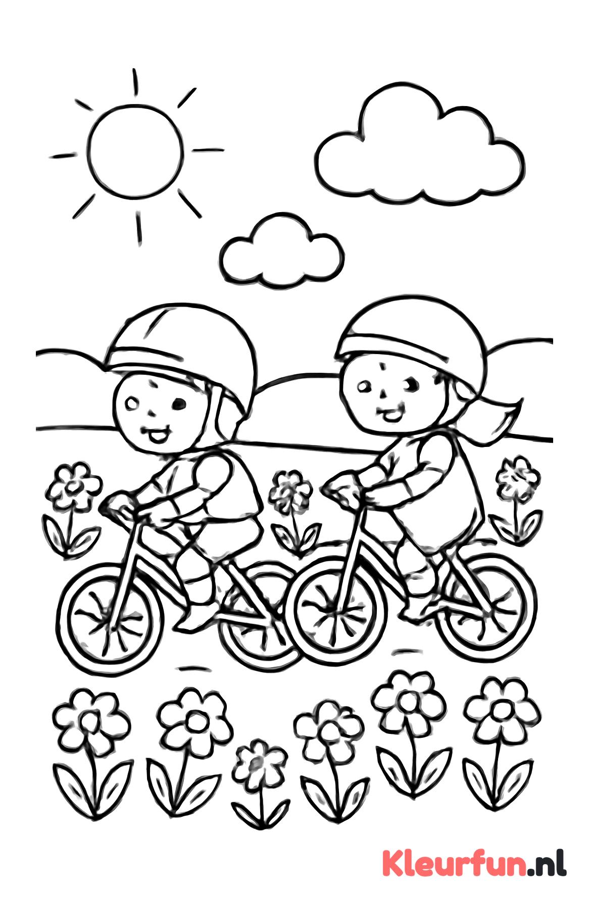 Fietstocht in de Zomer
