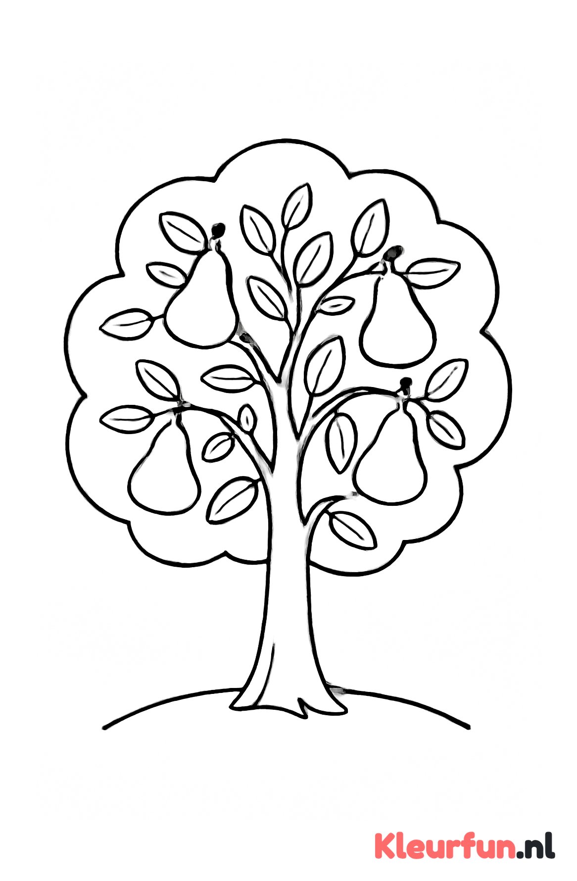 Fruitige perenboom