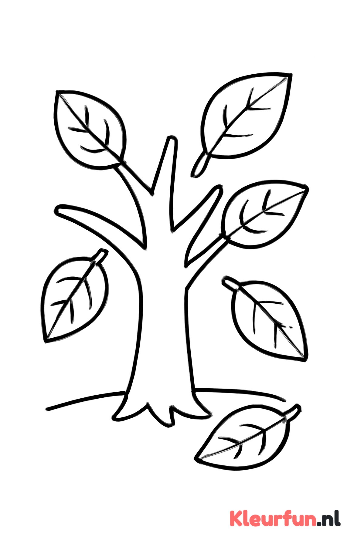 Grote herfstbladeren