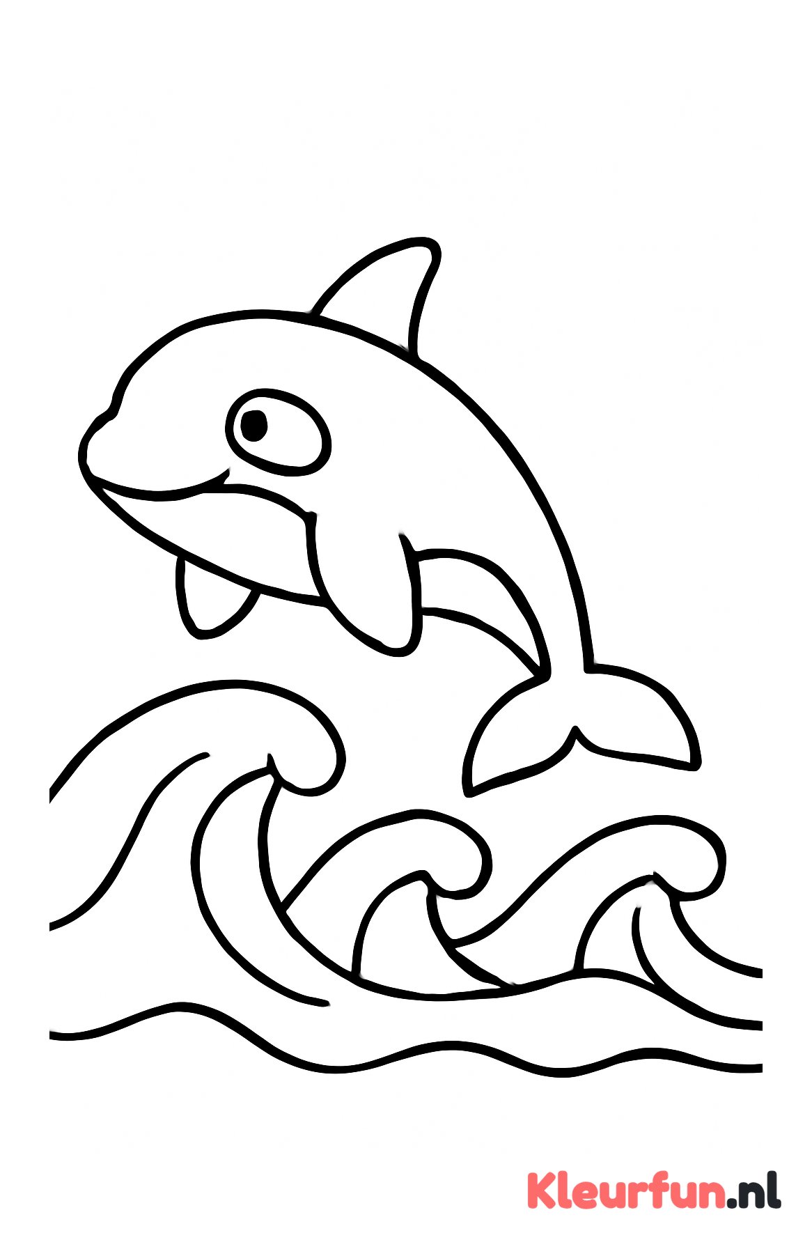 Grote Orka in Oceaan