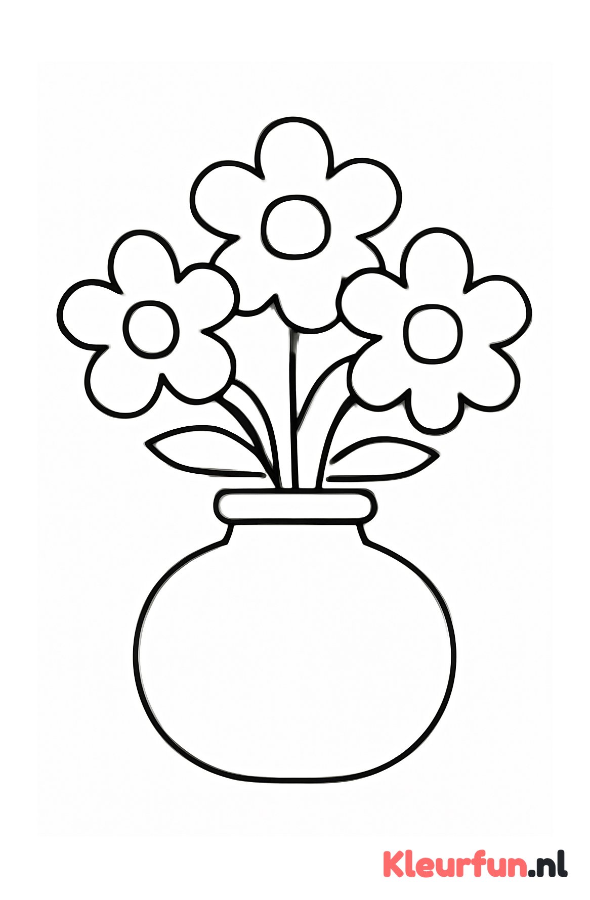 Grote vazen met bloemen