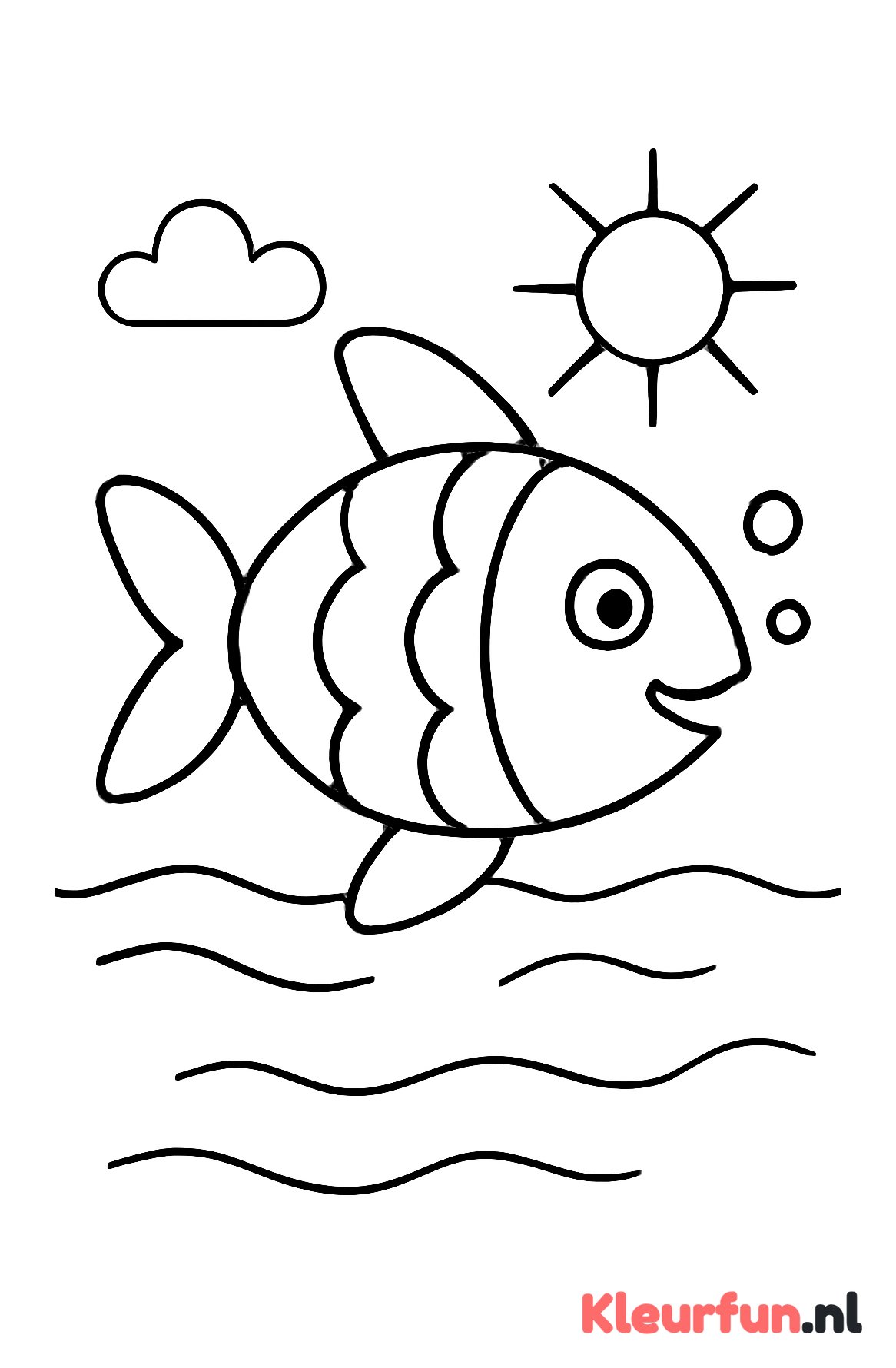 Grote vis in het water