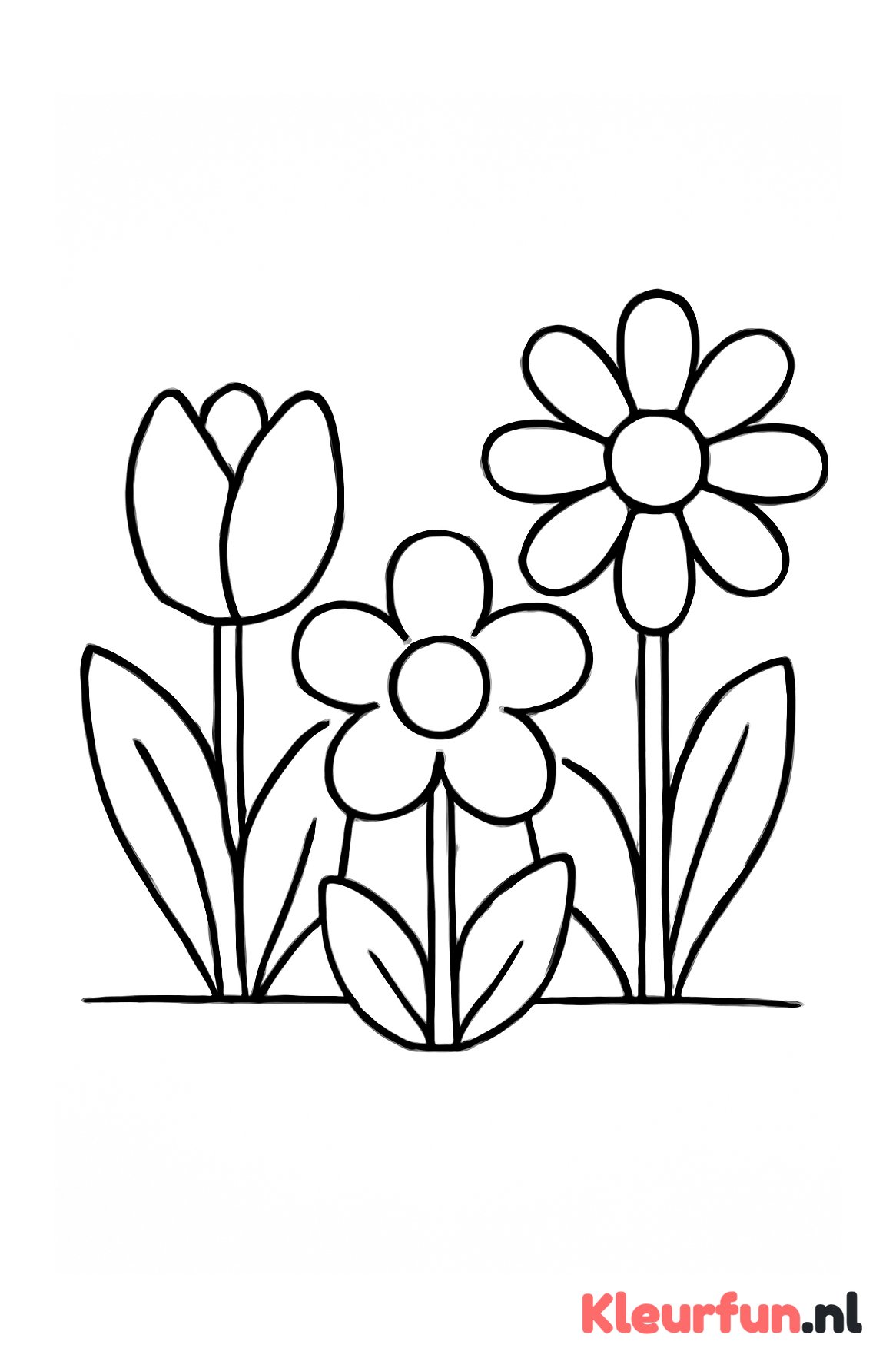 Grote voorjaarsbloemen
