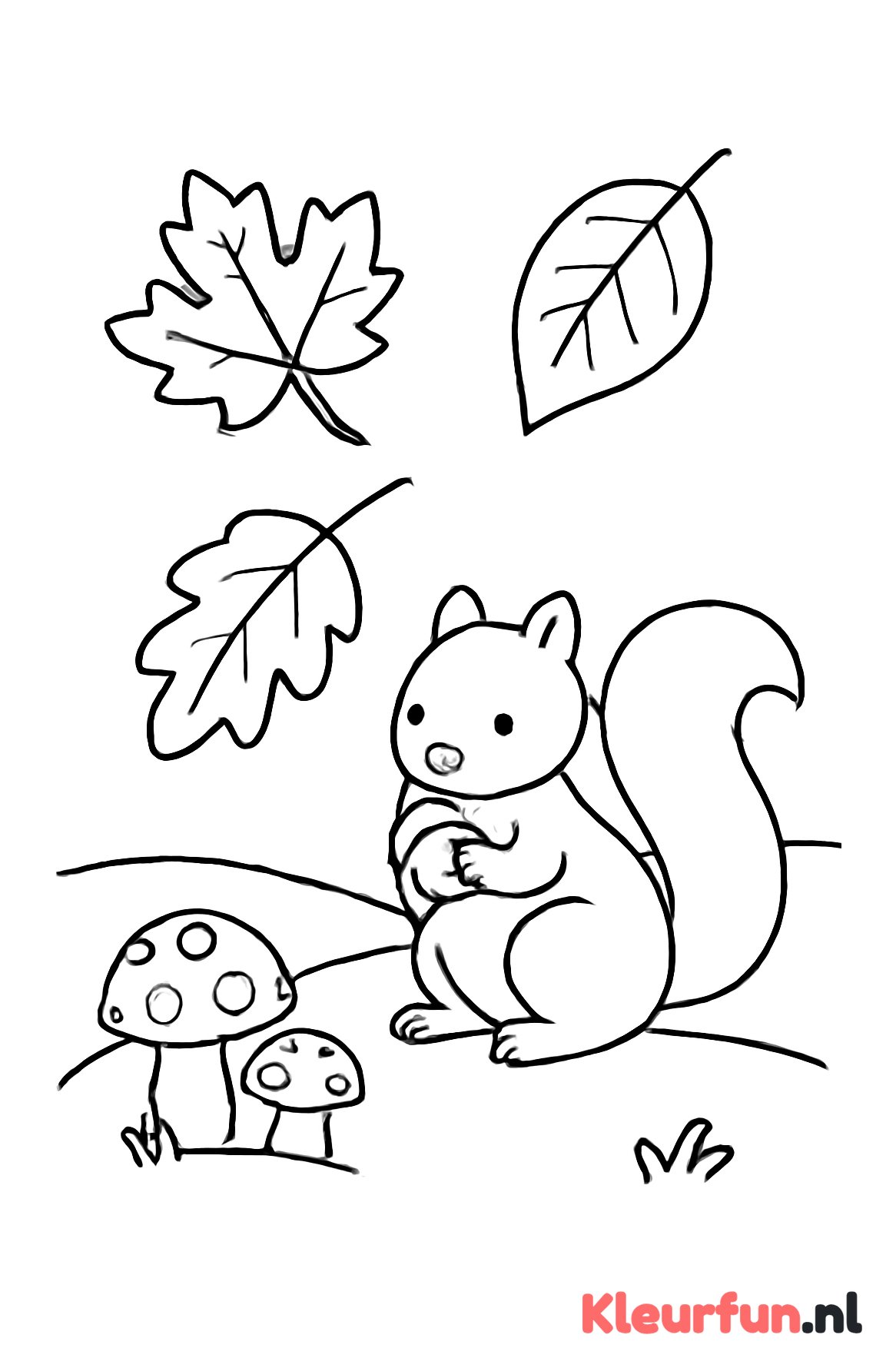 Eenvoudig herfstlandschap