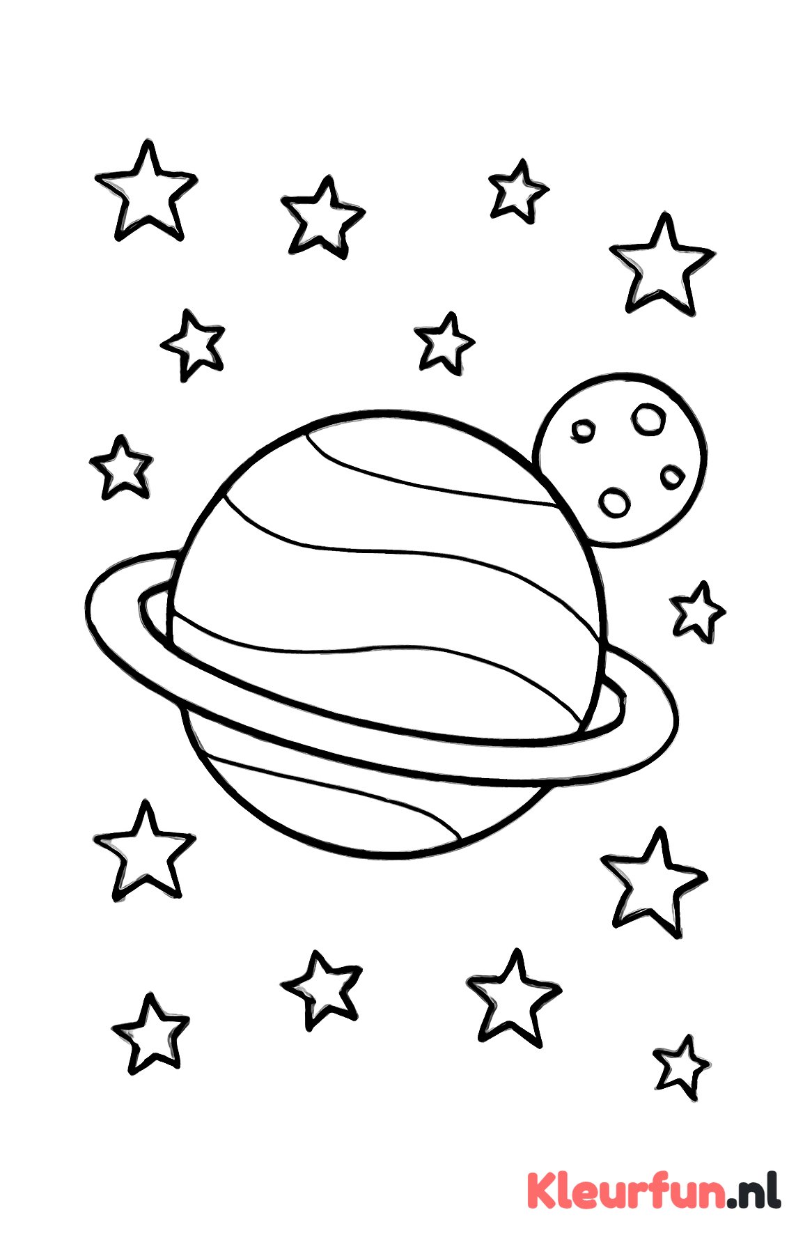 Planeet en maan