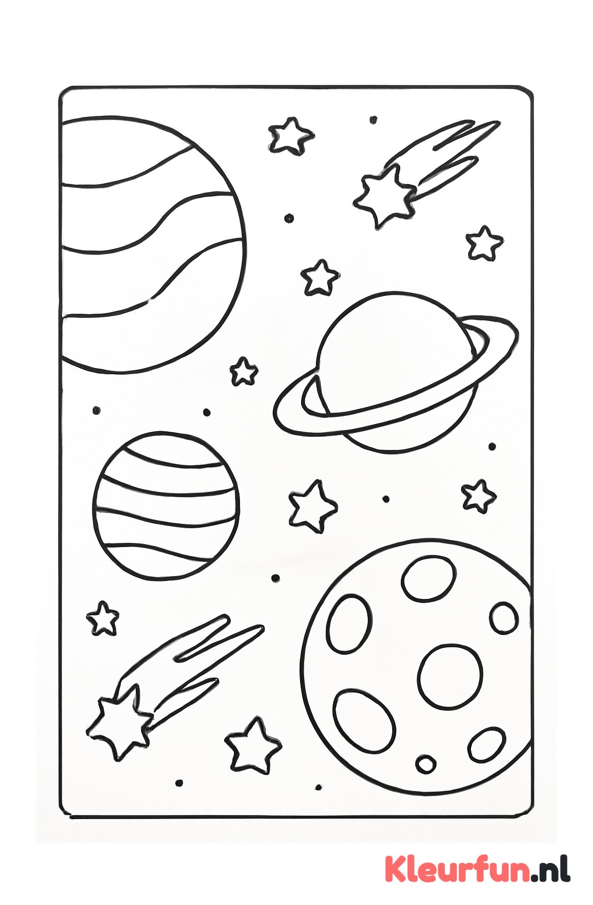 Planeten met Sterren en Cometen