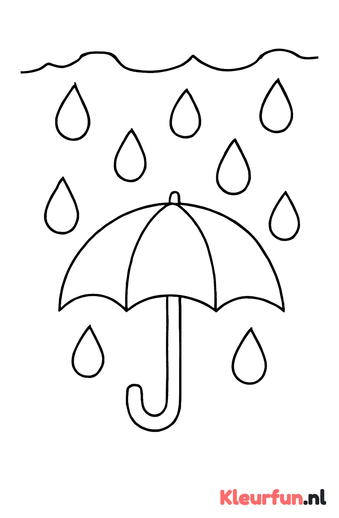 Regen en paraplu