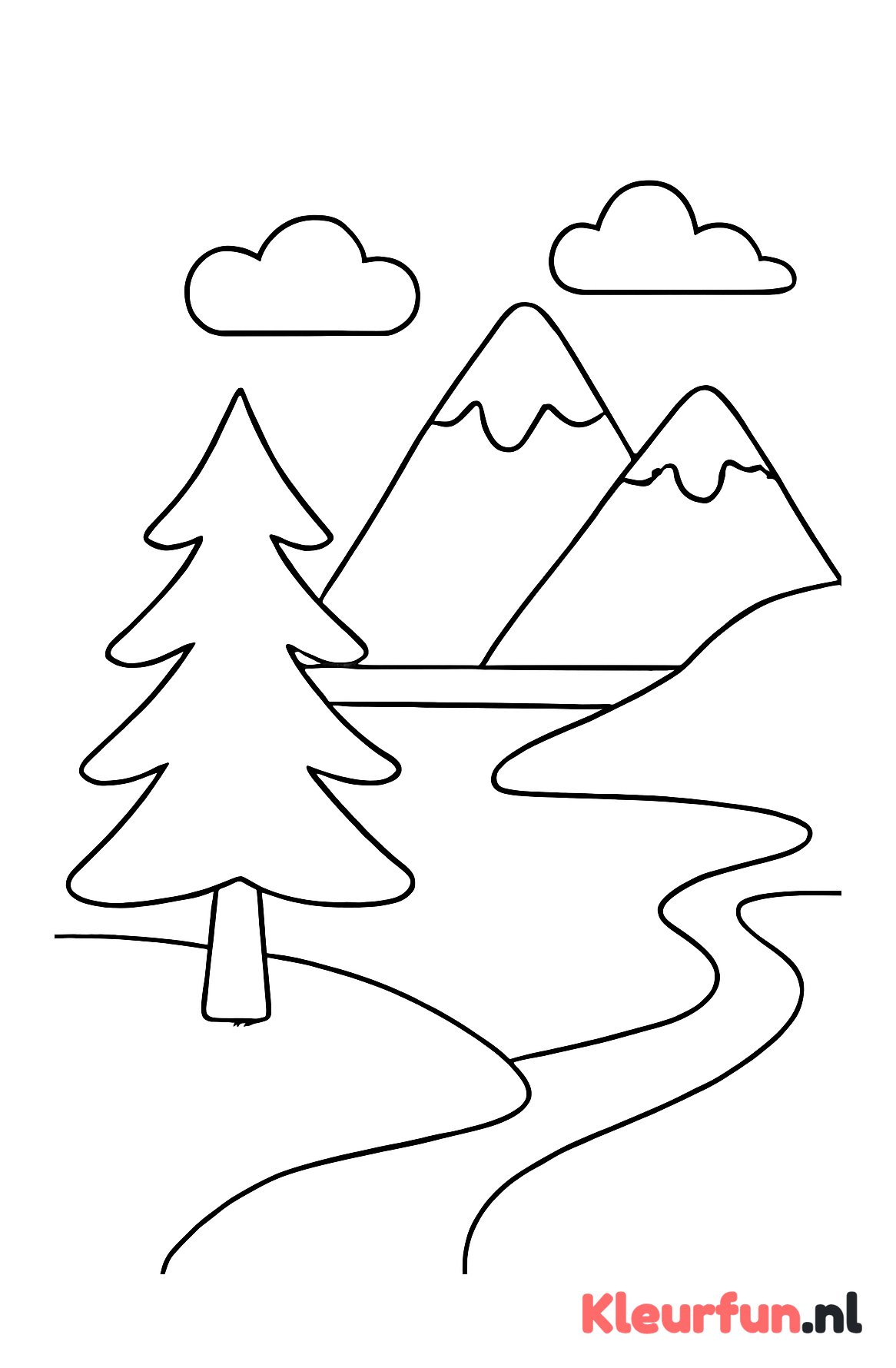 Landschap uit Scandinavië