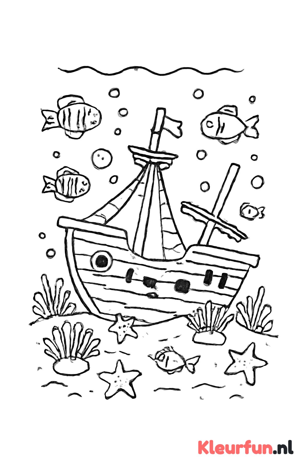 Scheepswrak en zeedieren