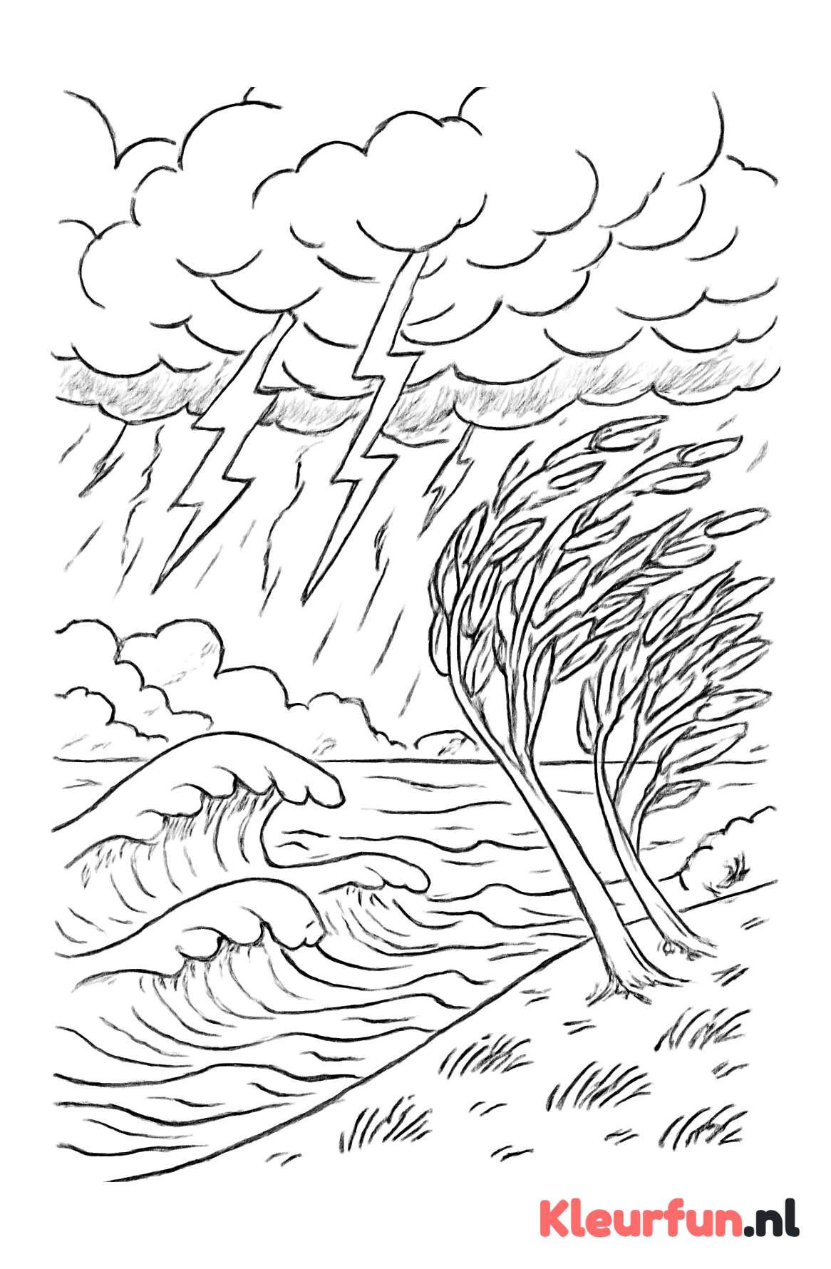 Storm op het Meer
