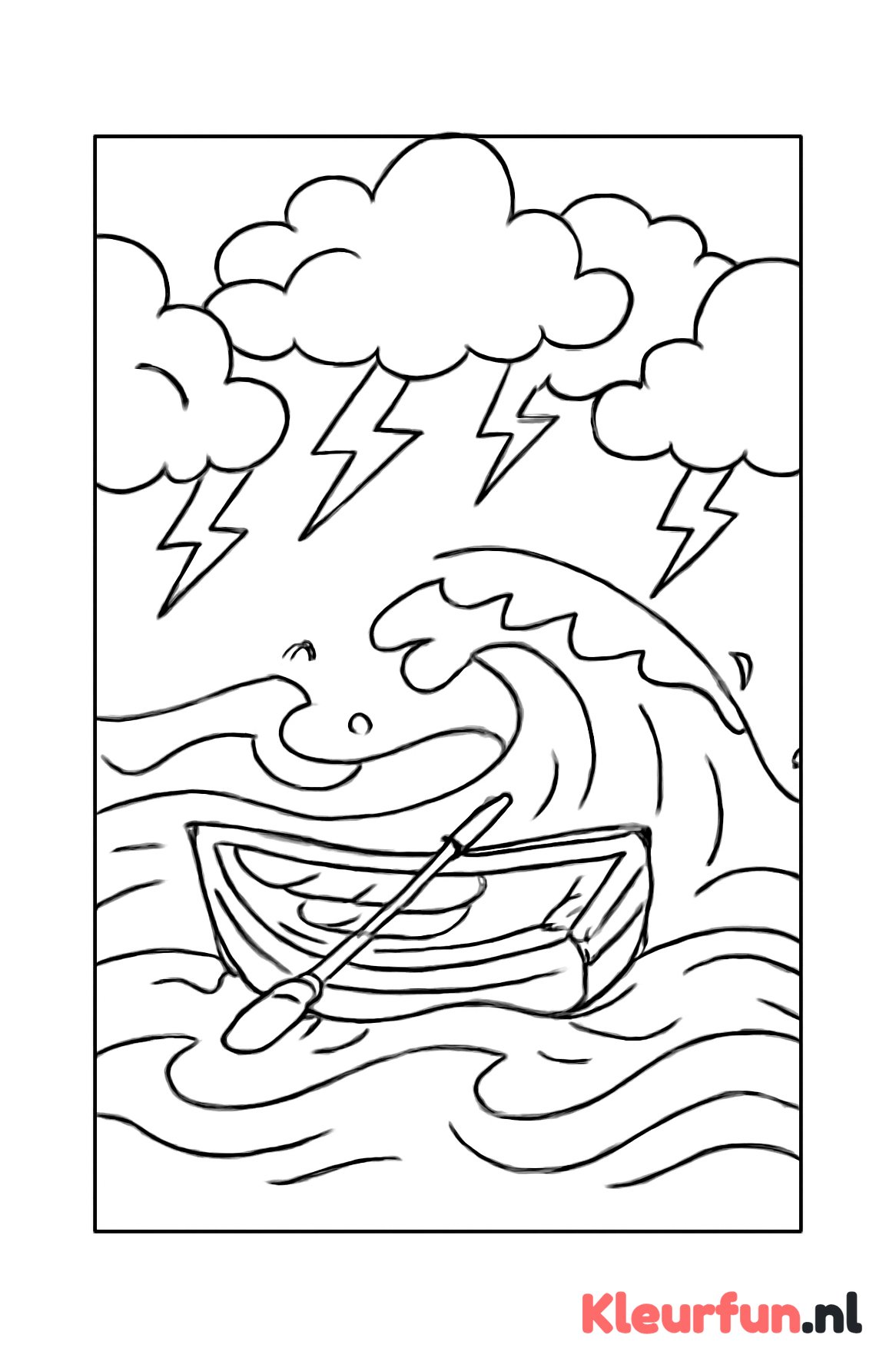 Storm op het Meer