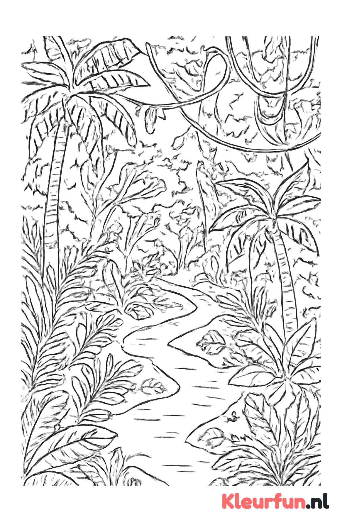 Tropische junglepaden