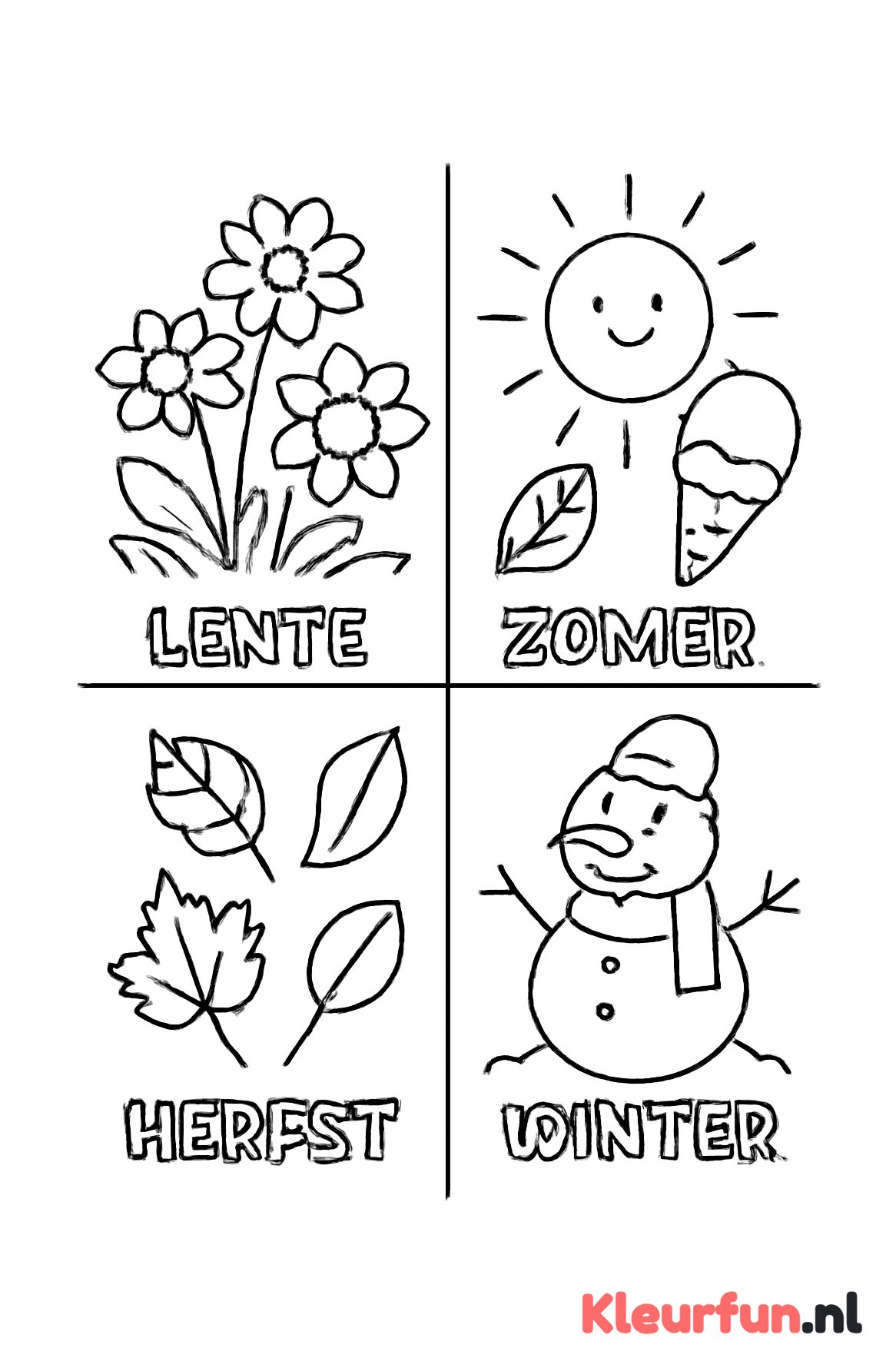 Vier seizoenen, grote vormen