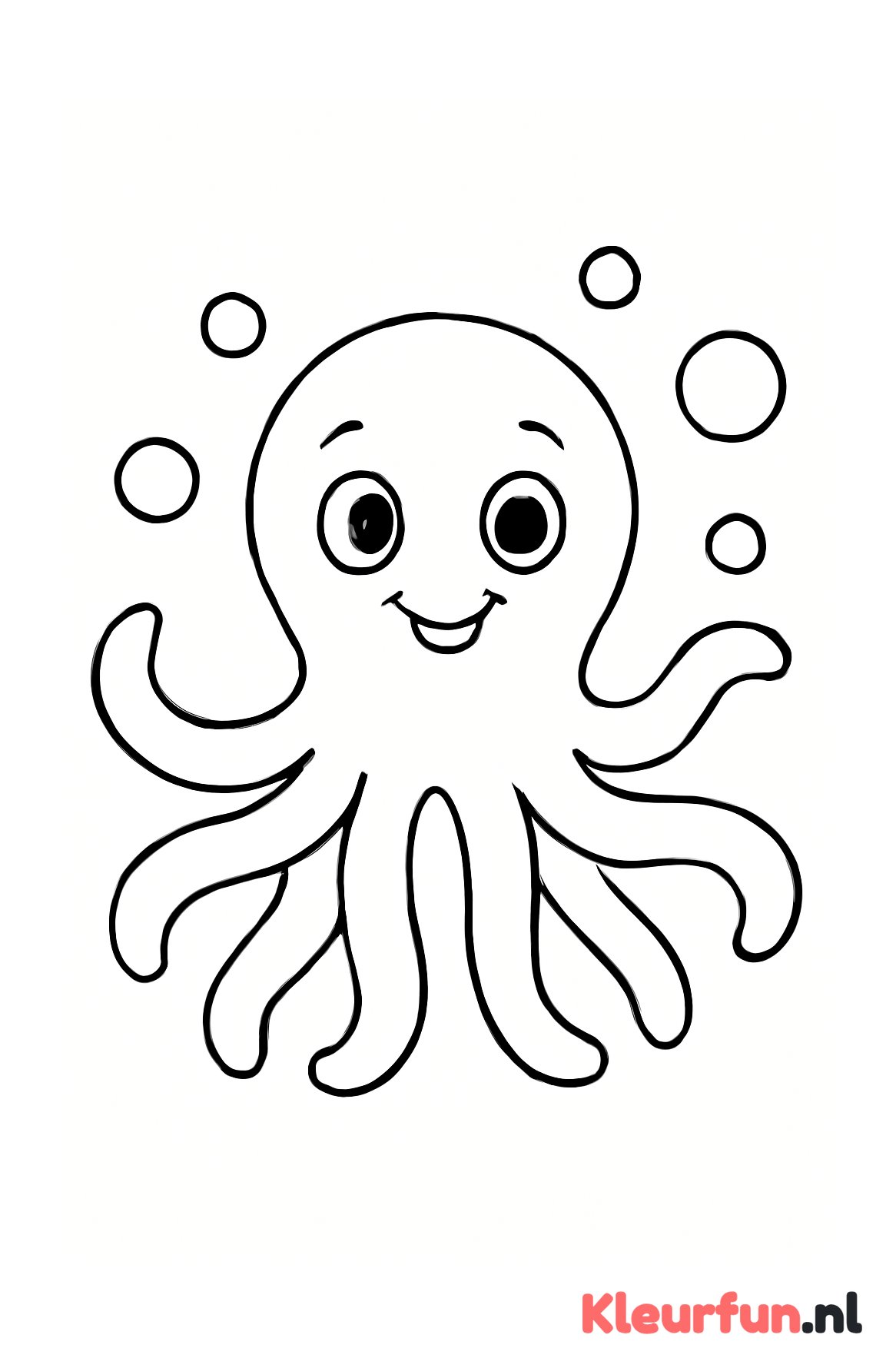 Vrolijke octopus