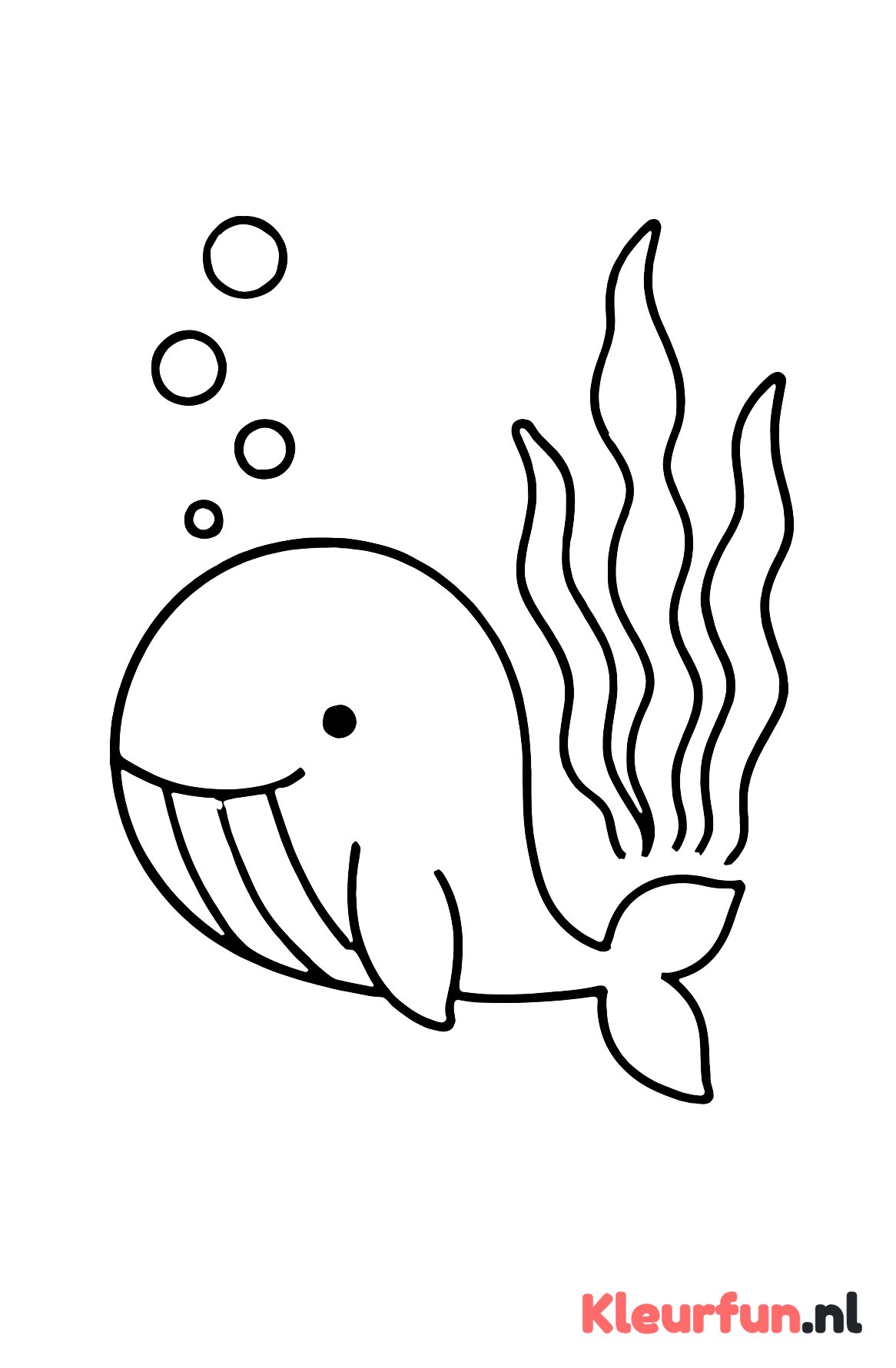 Walvis en bubbels