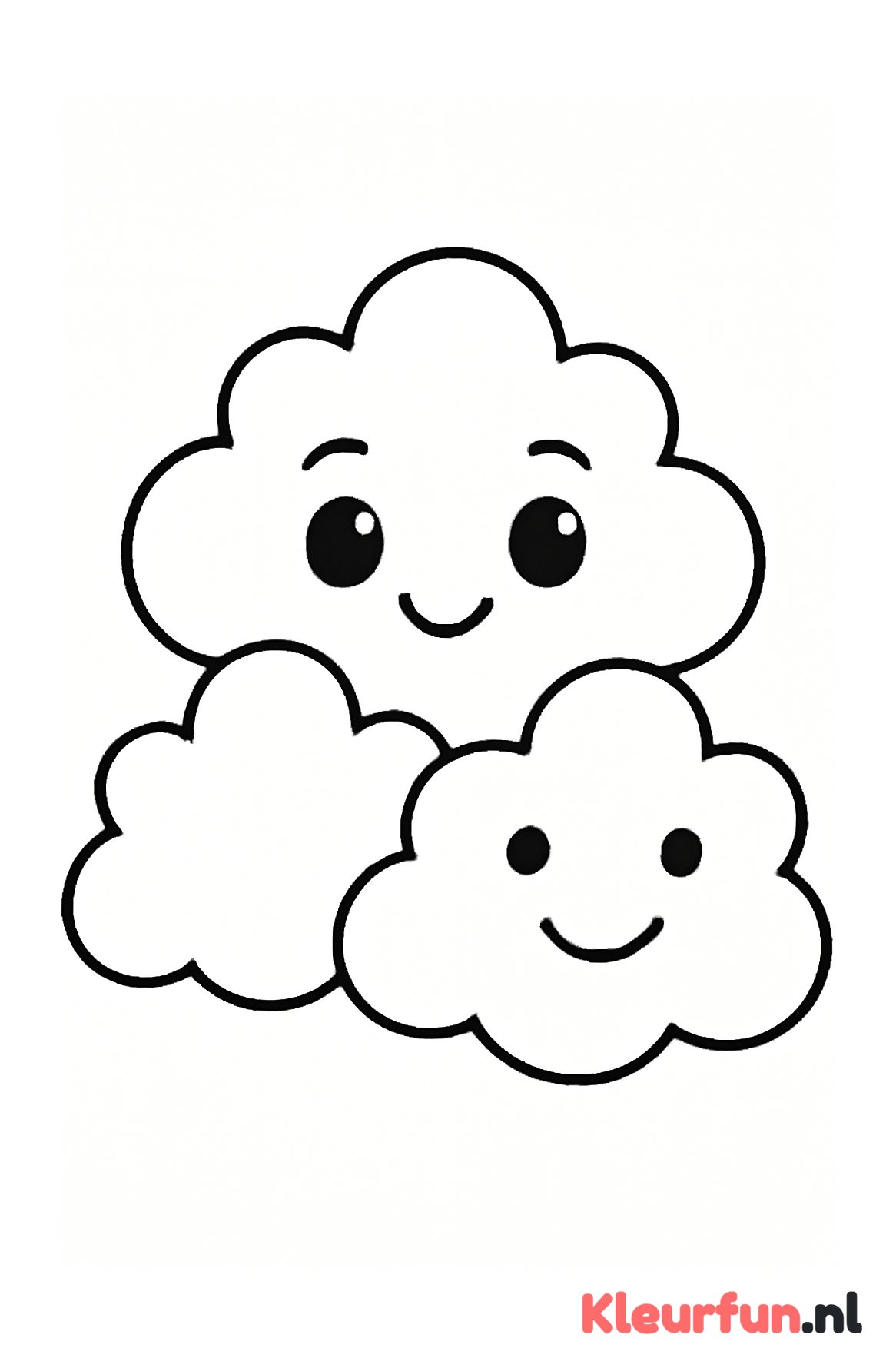 Wolken met gezicht