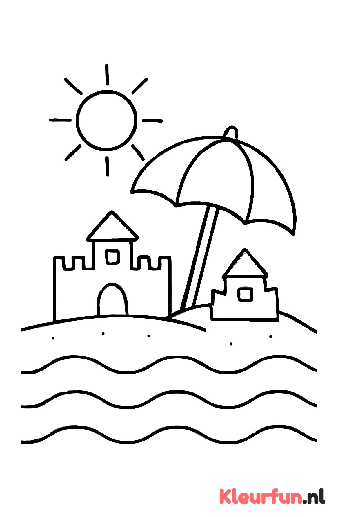 Zomer op het strand