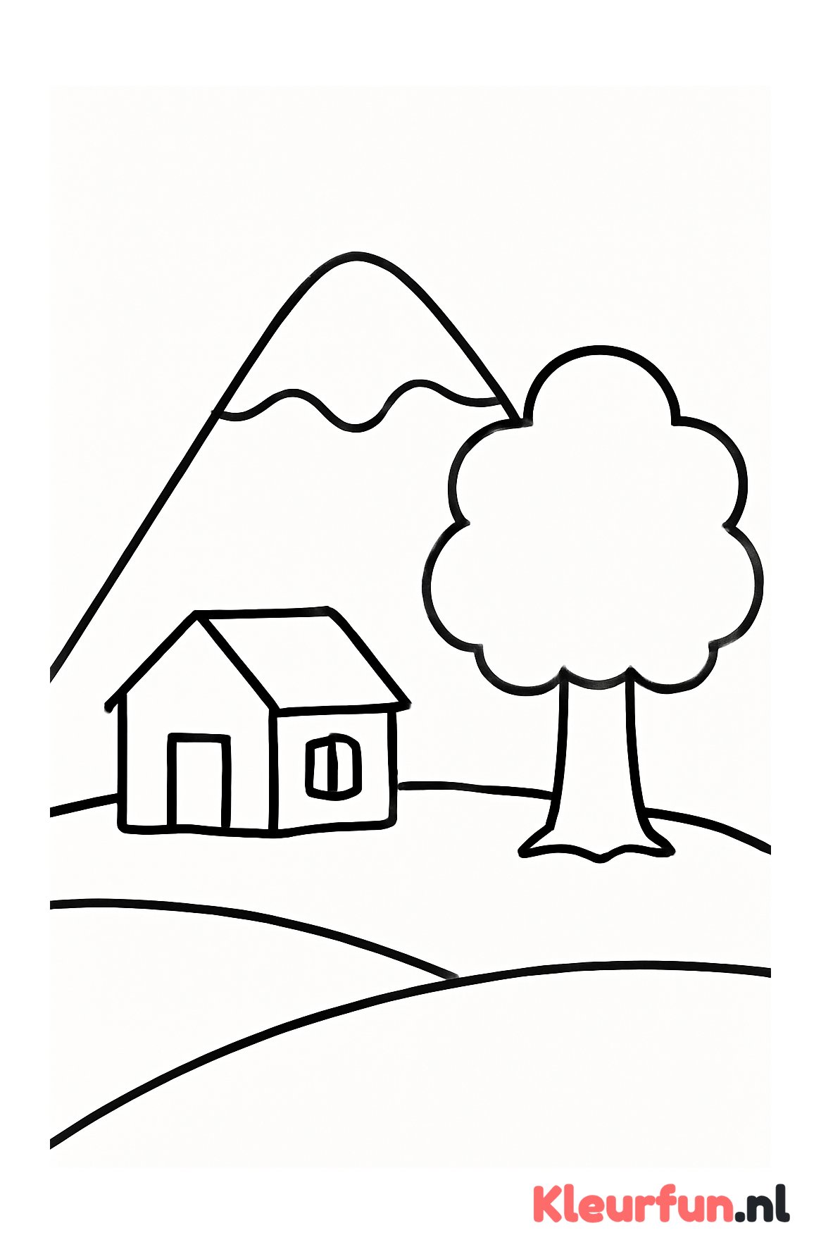 Zwitsers berglandschap voor peuters