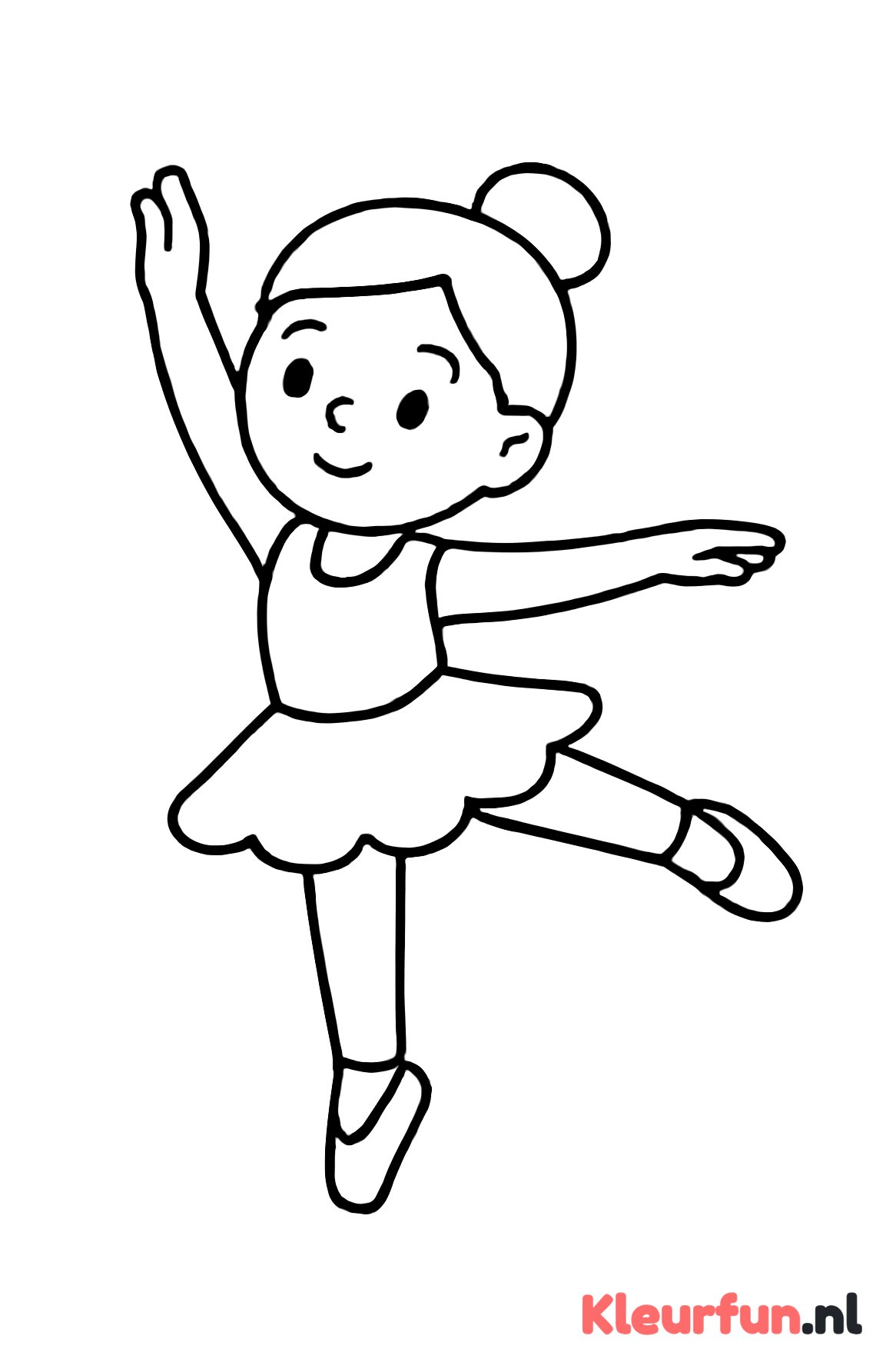 Ballerina in arabesque pose