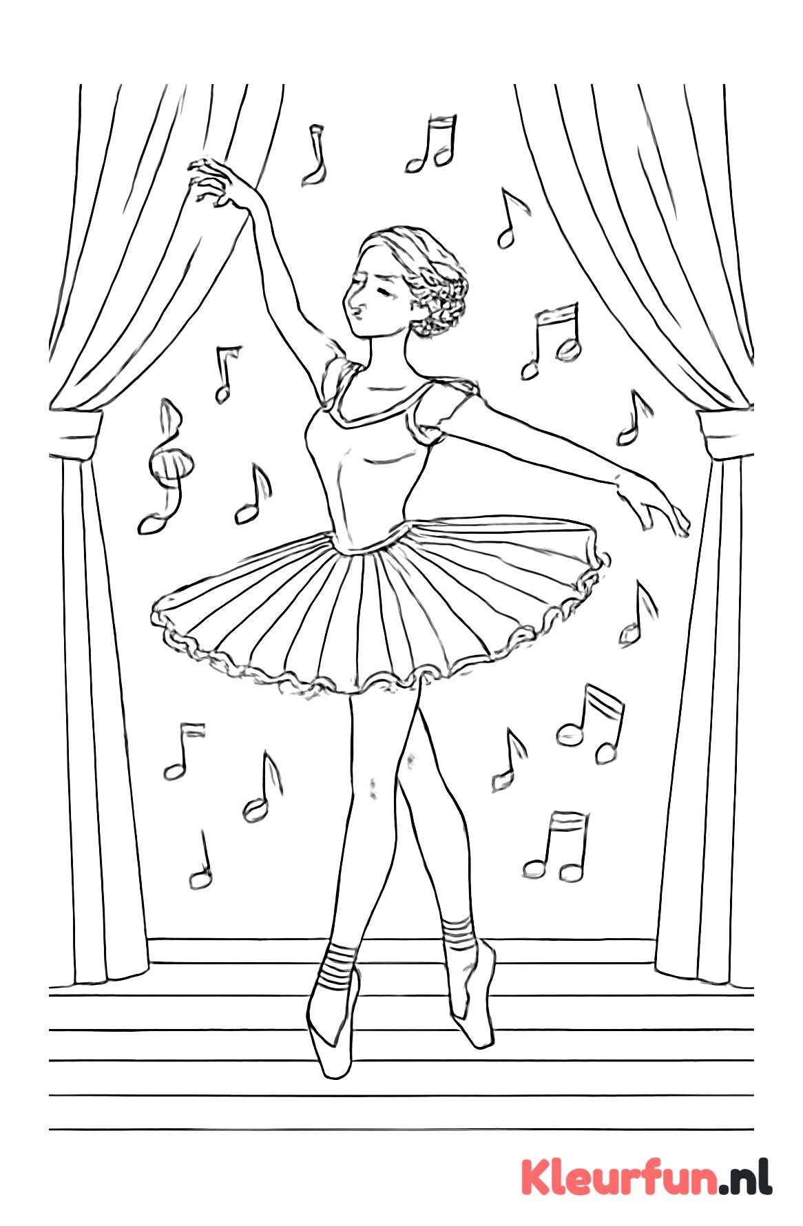 Elegante balletdanseres in klassieke pose