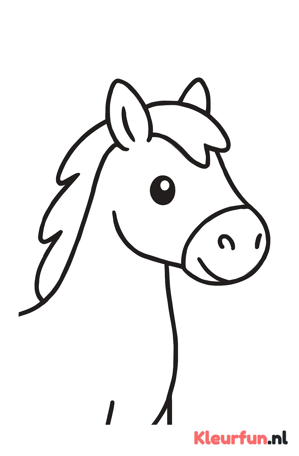 Eenvoudig paardenhoofd