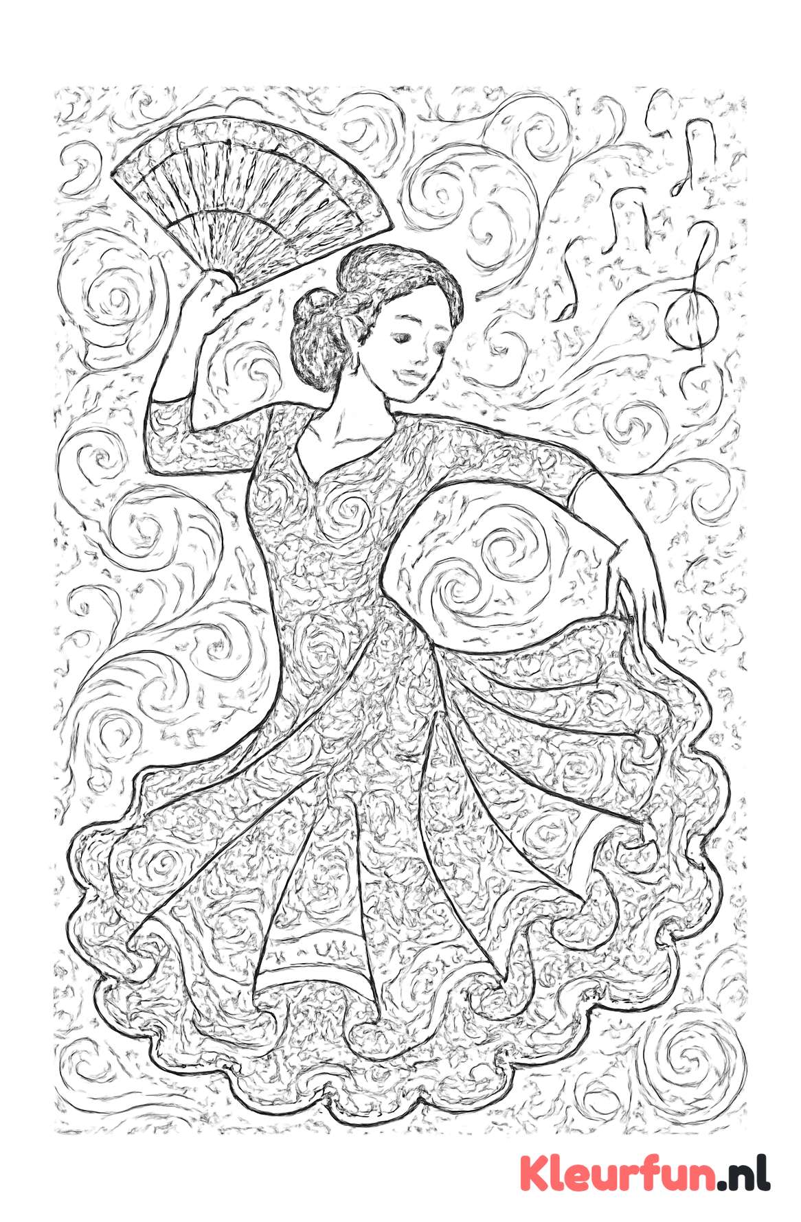 Flamencodanseres in passie