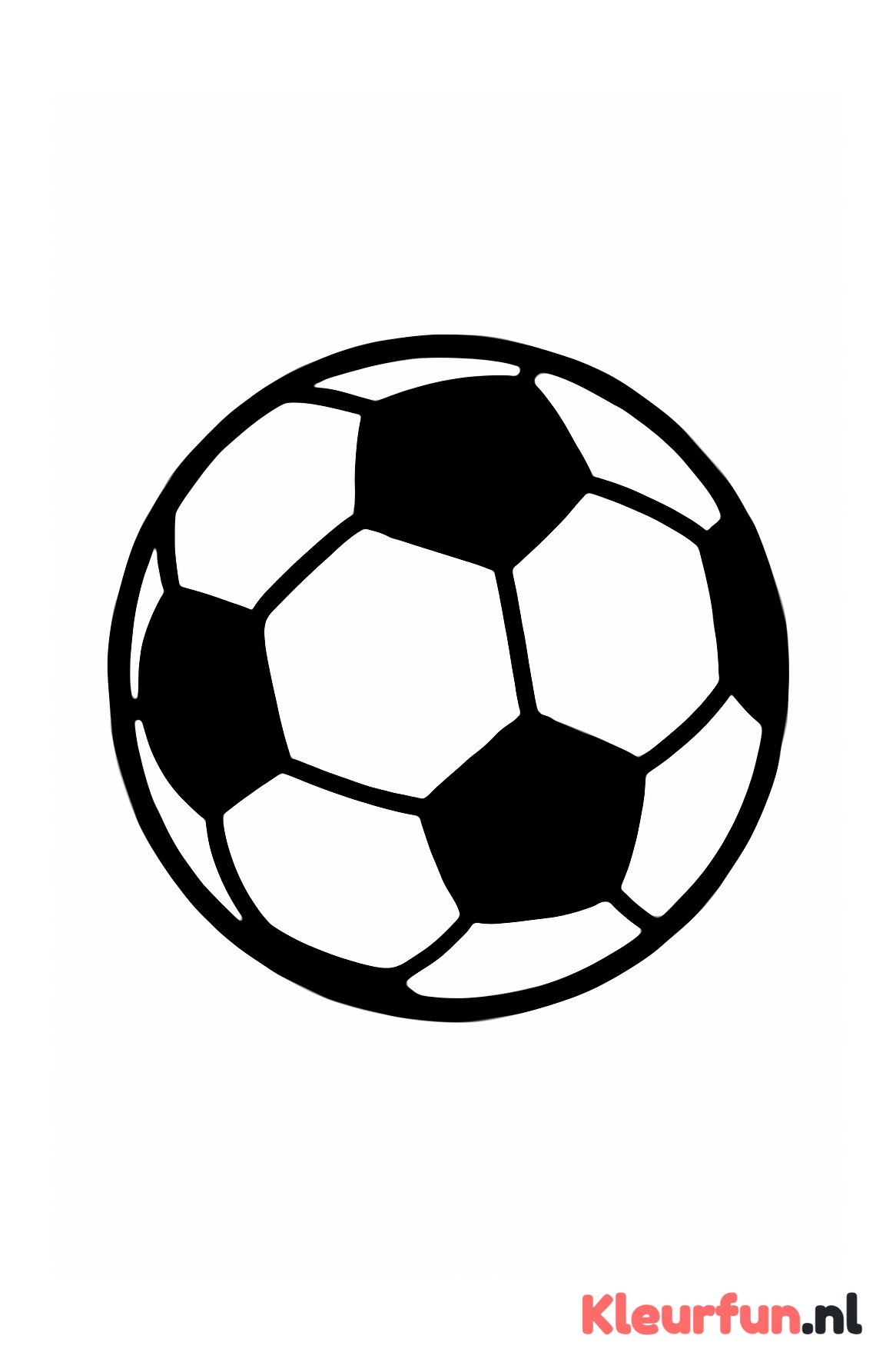 Grote eenvoudige voetbal