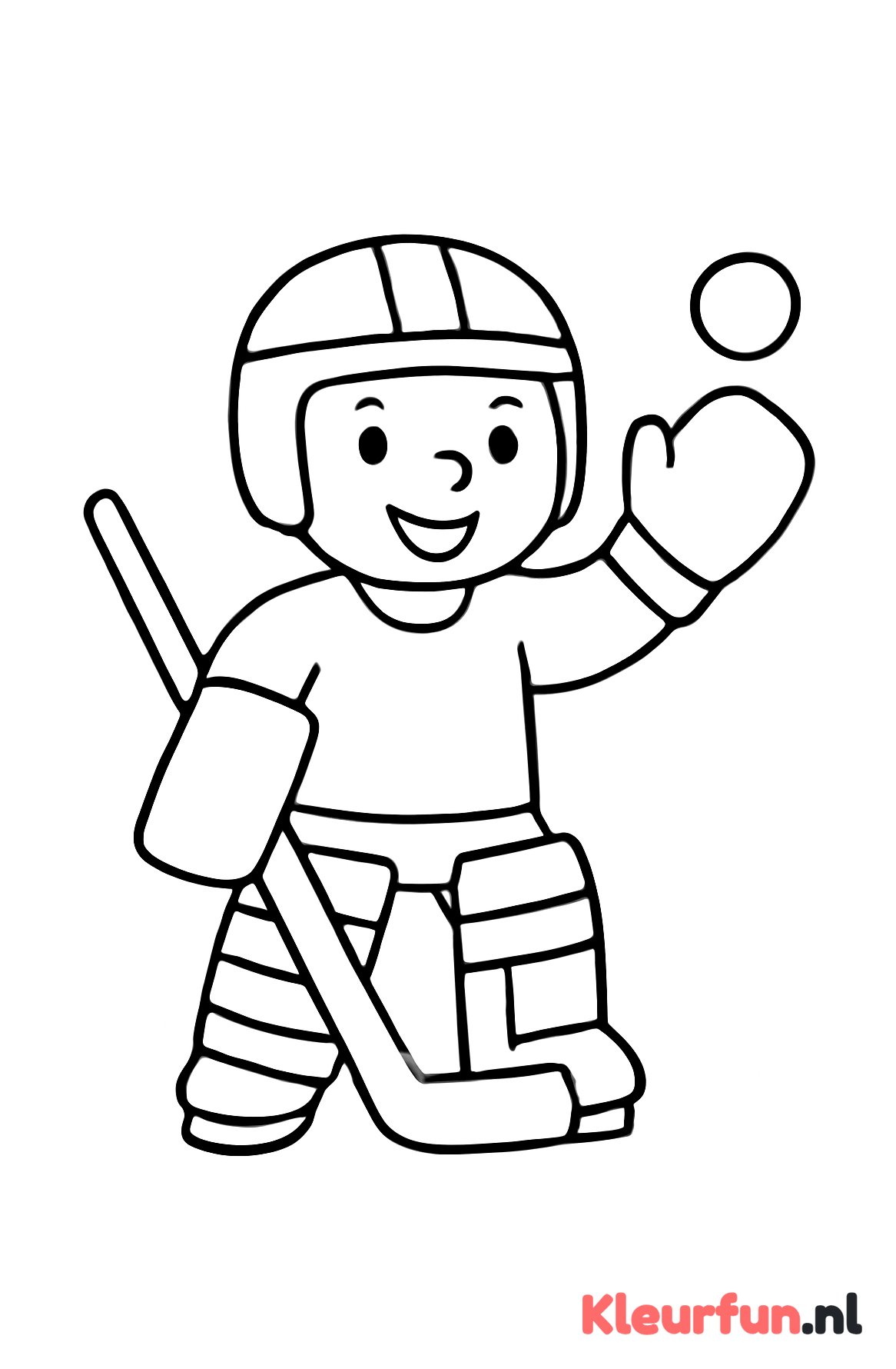 Hockeykeeper voor kleuters