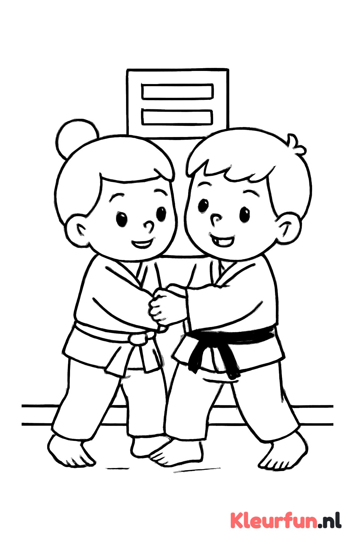 Judo kleuters training