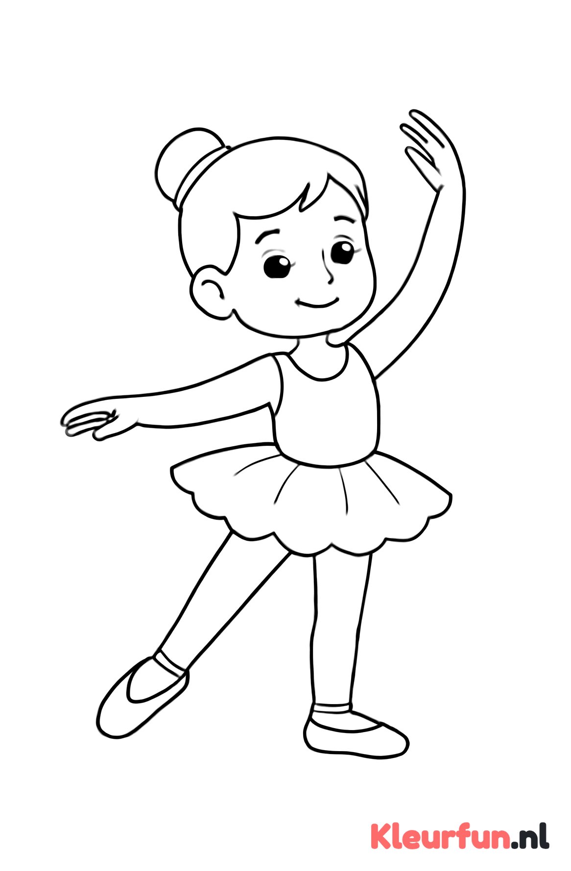 Kind met Balletpose