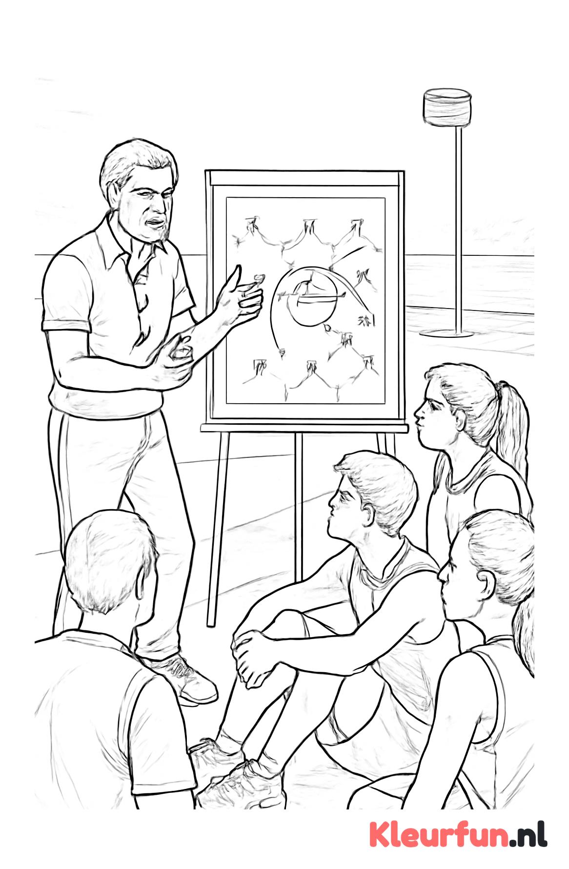 Korfbaltrainer en strategie