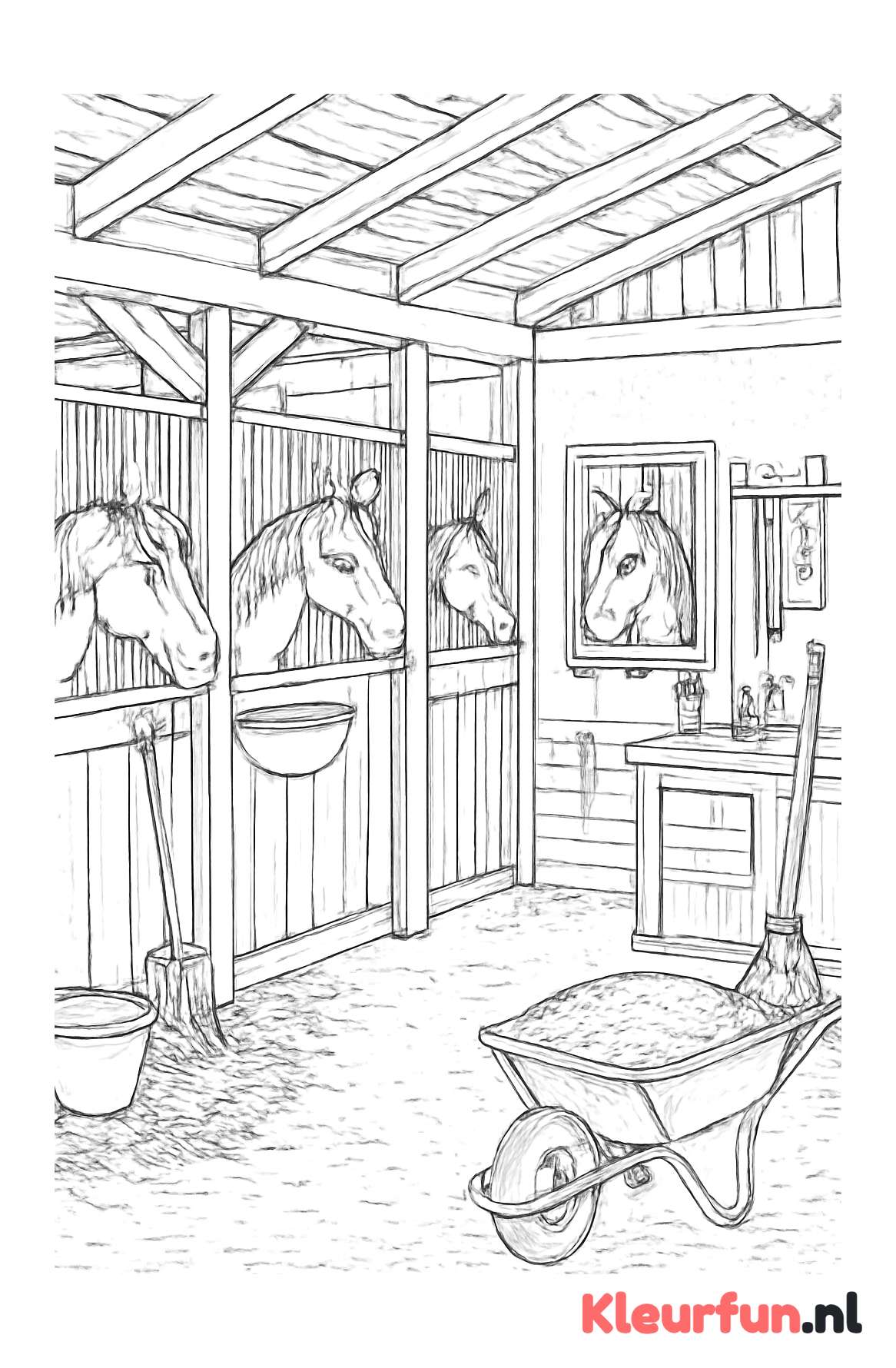 Binnenkant van de Manege