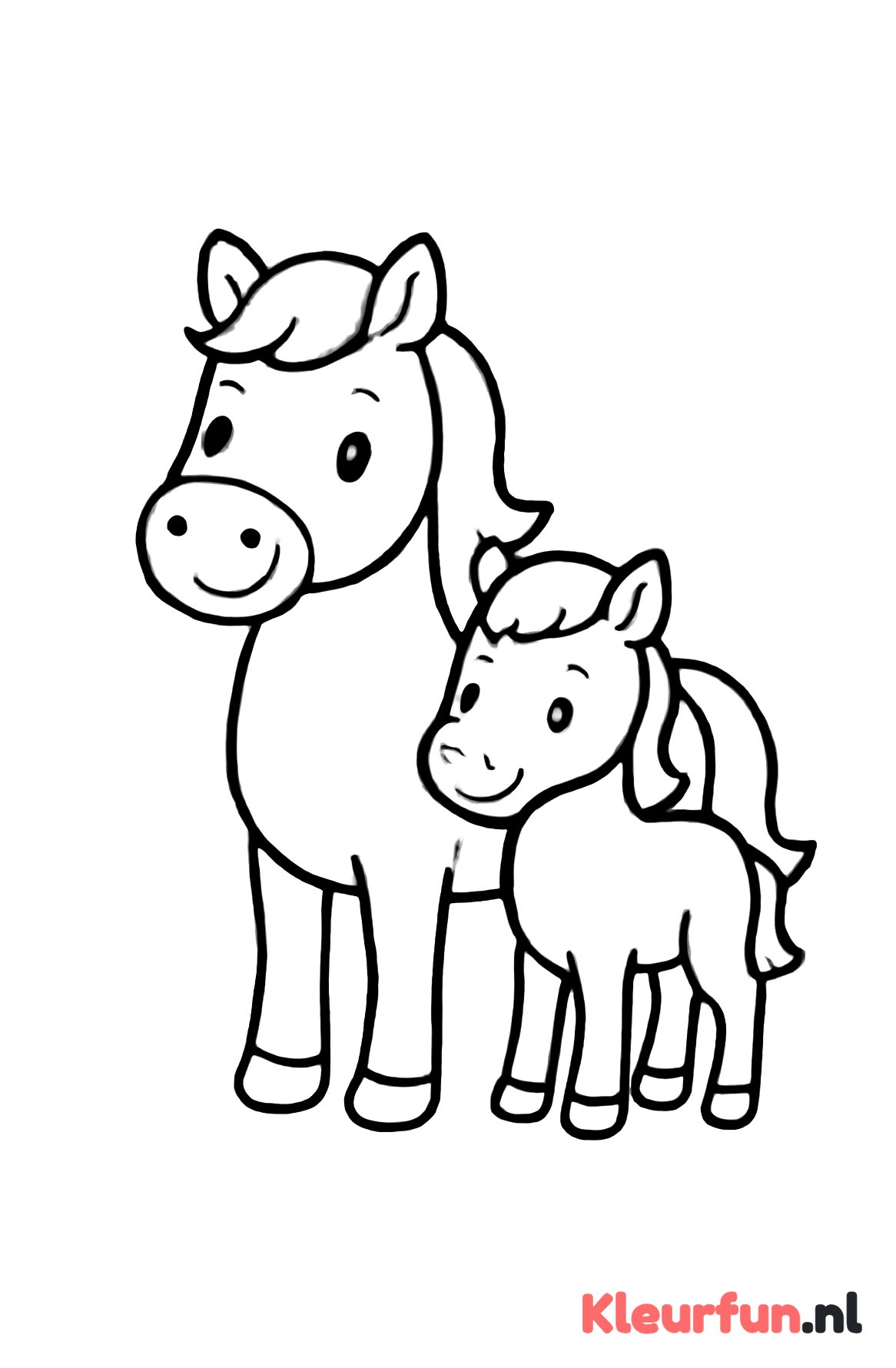 Paard met Veulen