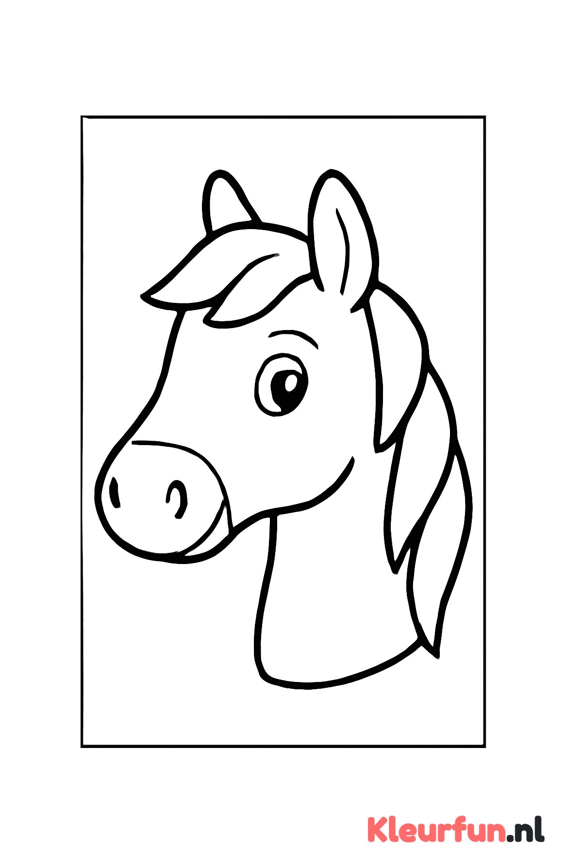 Paardenhoofd eenvoudig