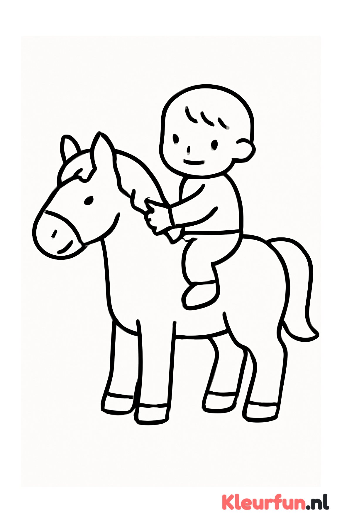 Peuter op paard