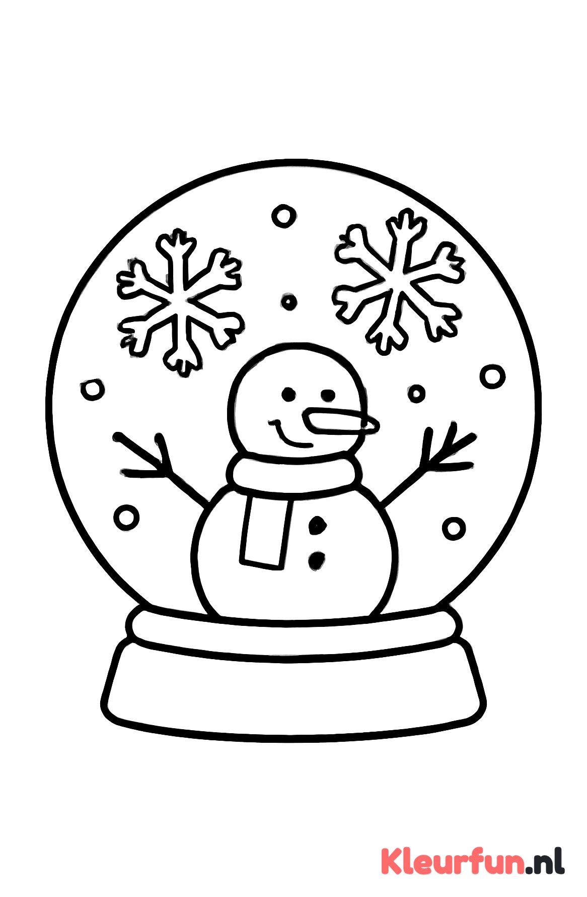 Sneeuwbol met Snowpop voor peuters
