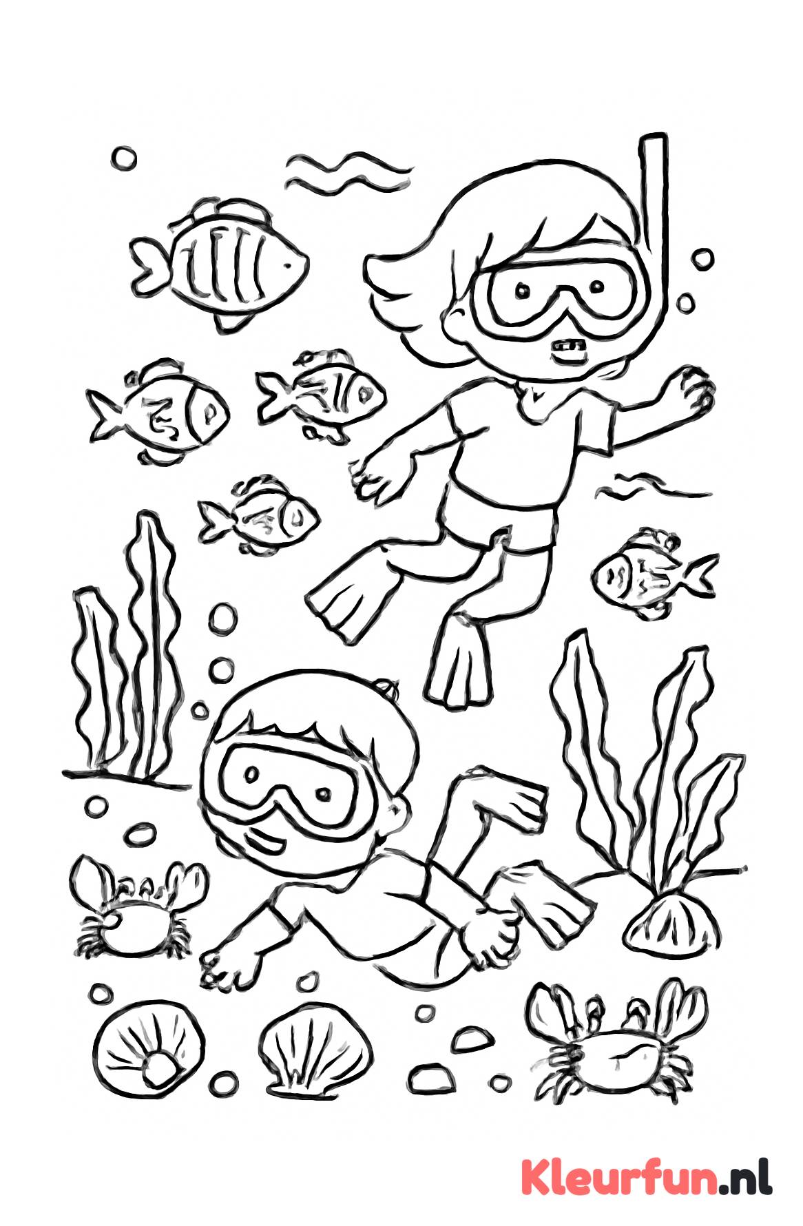 Snorkelen onder water