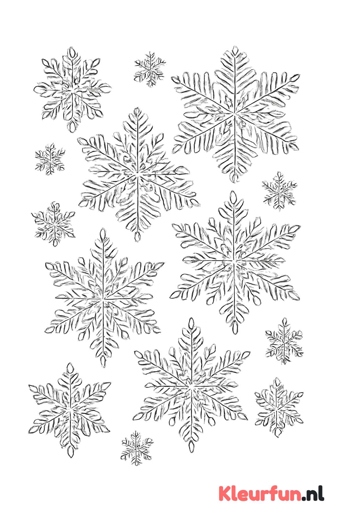 Symmetrische Sneeuwvlok Structuren