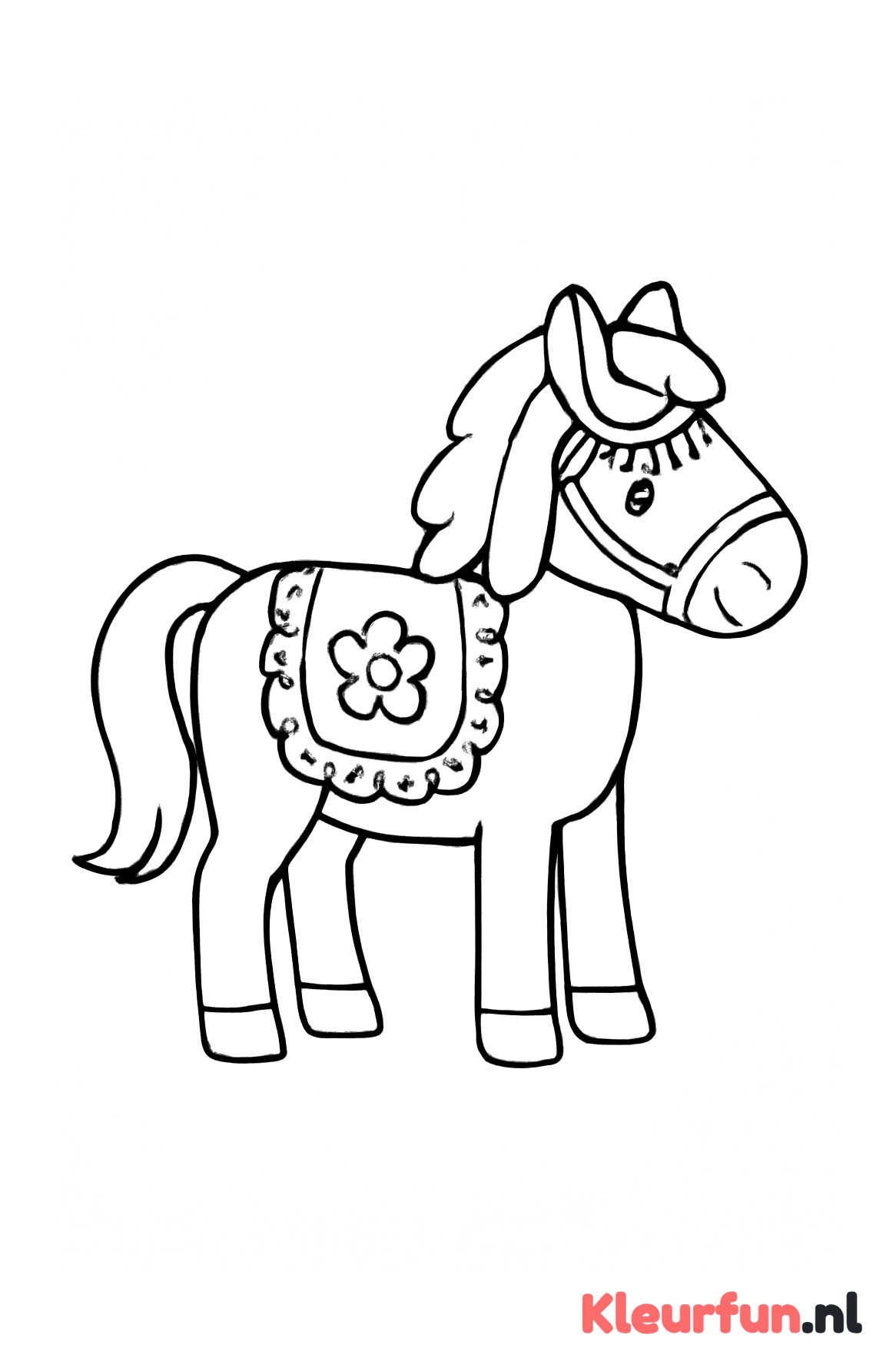 Versierd paard