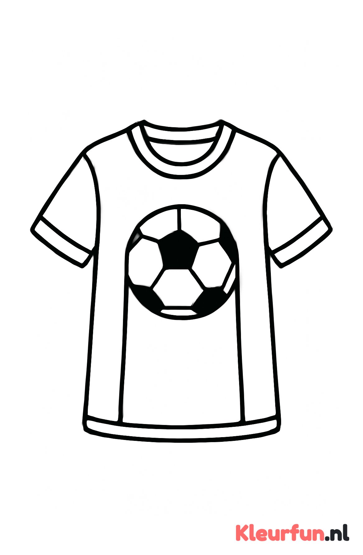 Voetbalshirt eenvoudig