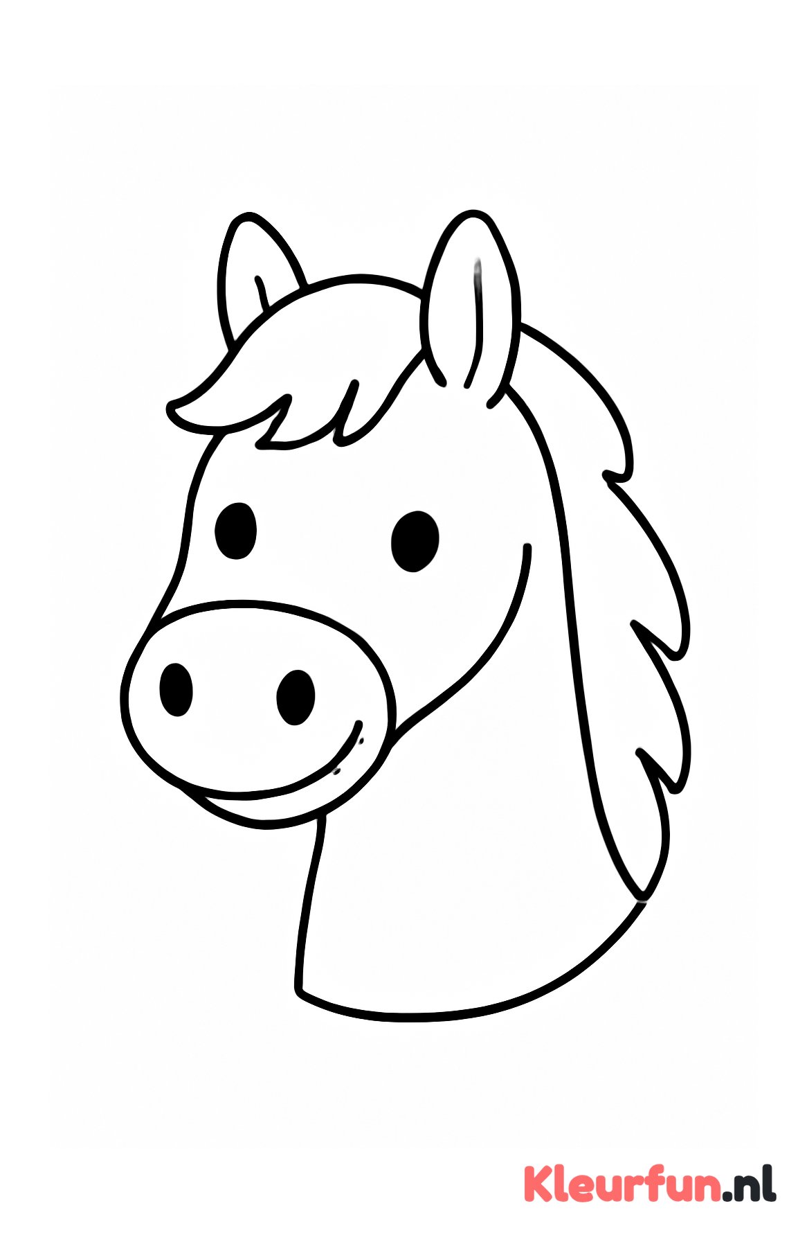 Vriendelijk paardenhoofd